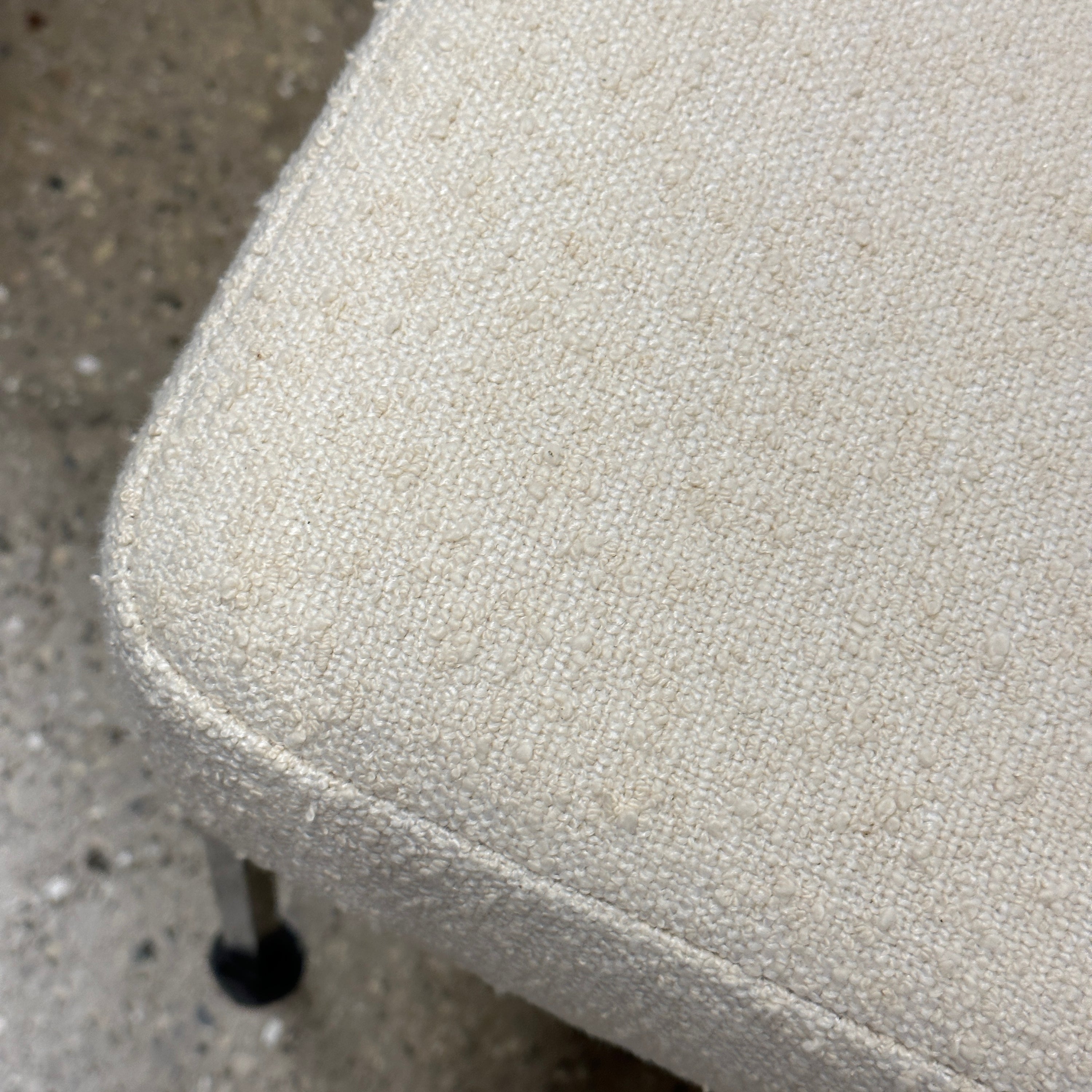 Umanoff Style Iron Side Stools in Boucle