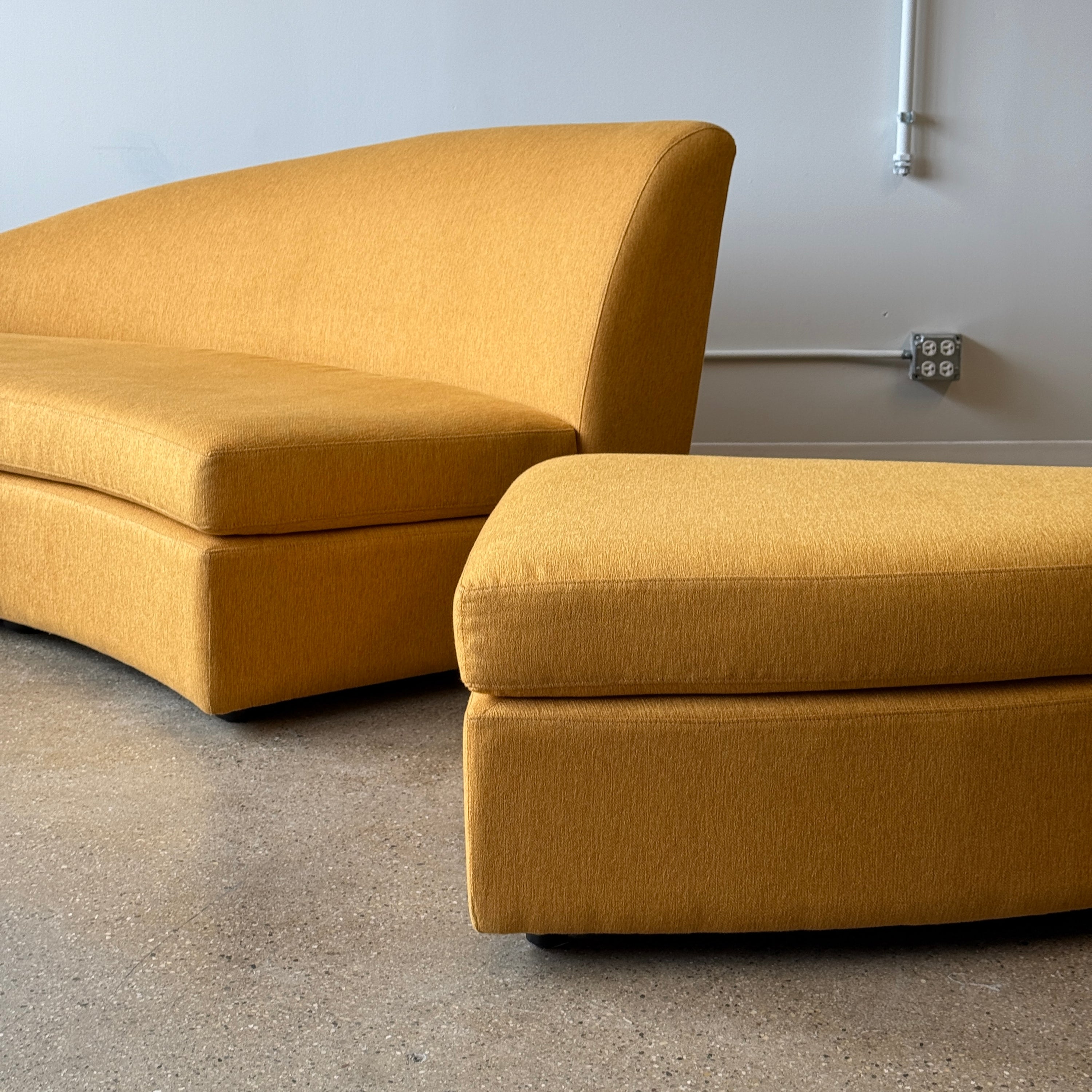 Serpentine Wave Sofa by Vladimir Kagan for American Leather