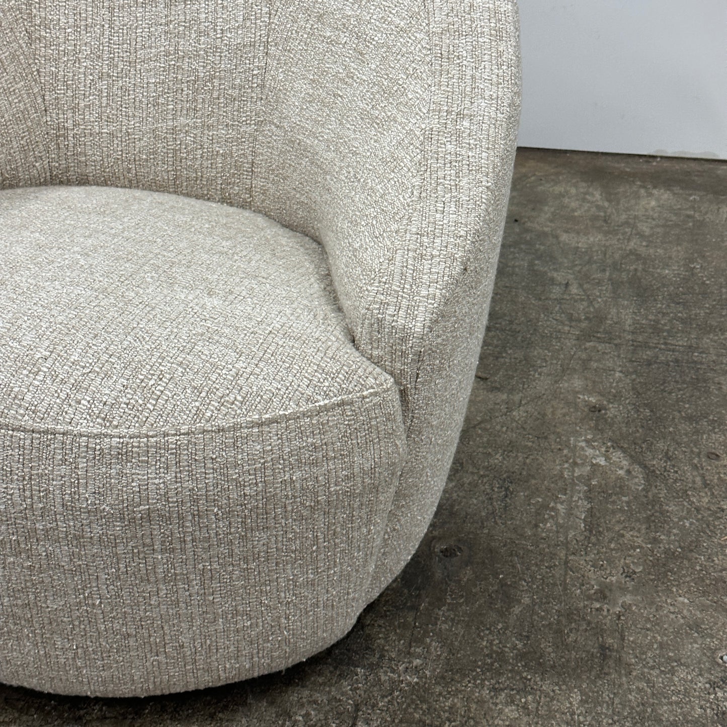Corkscrew Nautilus Chair by Vladimir Kagan for Directional