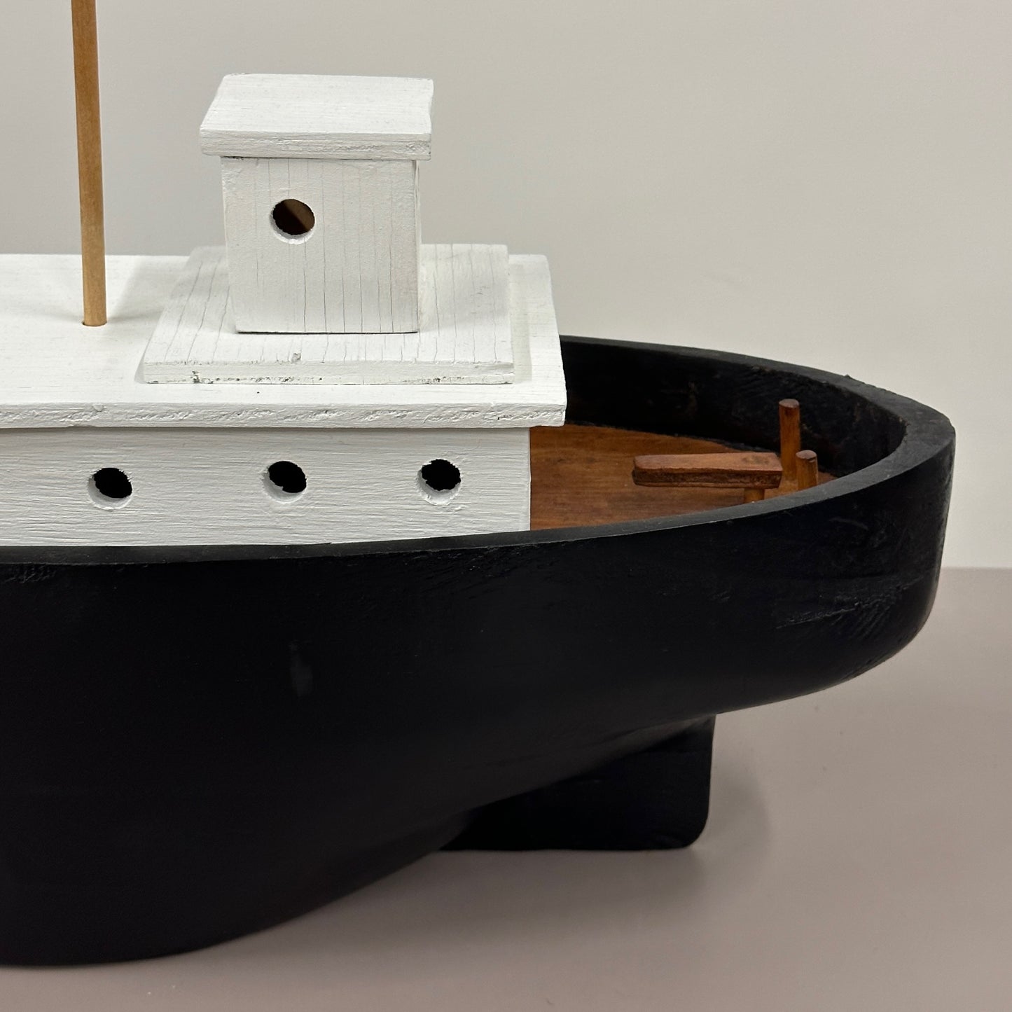 Vintage Folk Art Boat