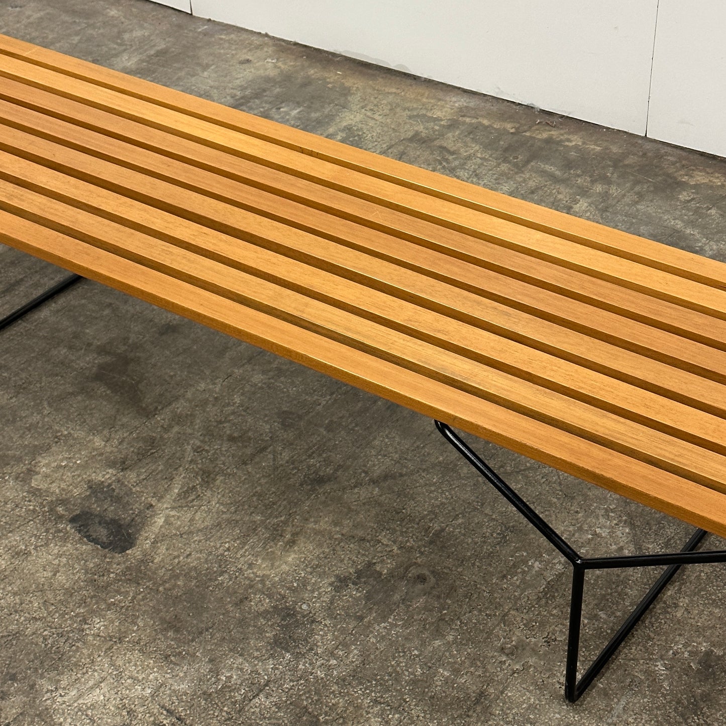 Slat Bench by Harry Bertoia for Knoll
