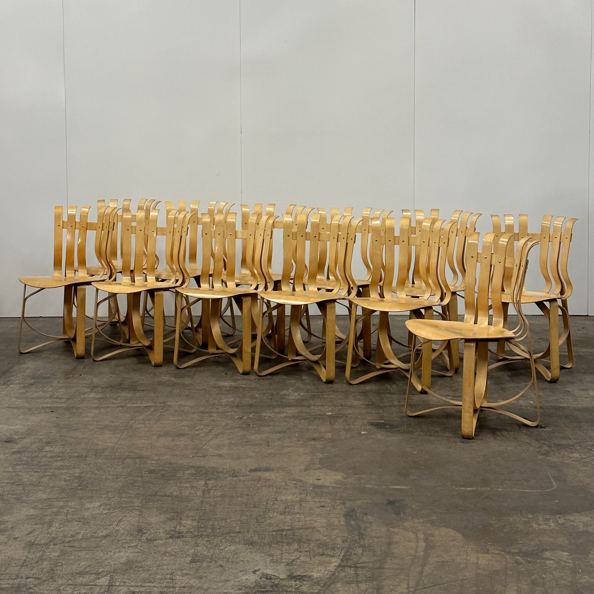 Hat Trick Chairs by Frank Gehry for Knoll