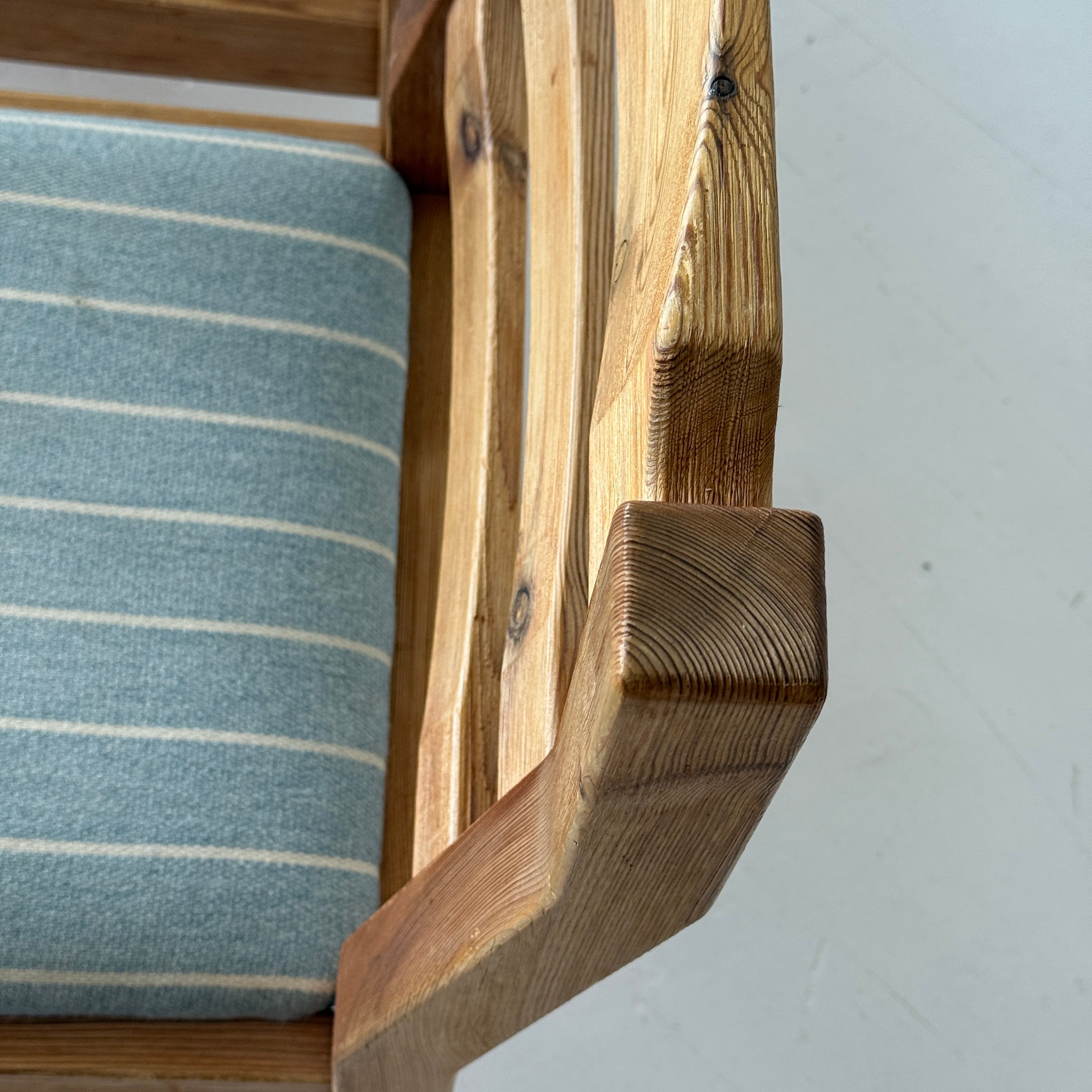 Swedish Pine Brutalist Dining Chairs