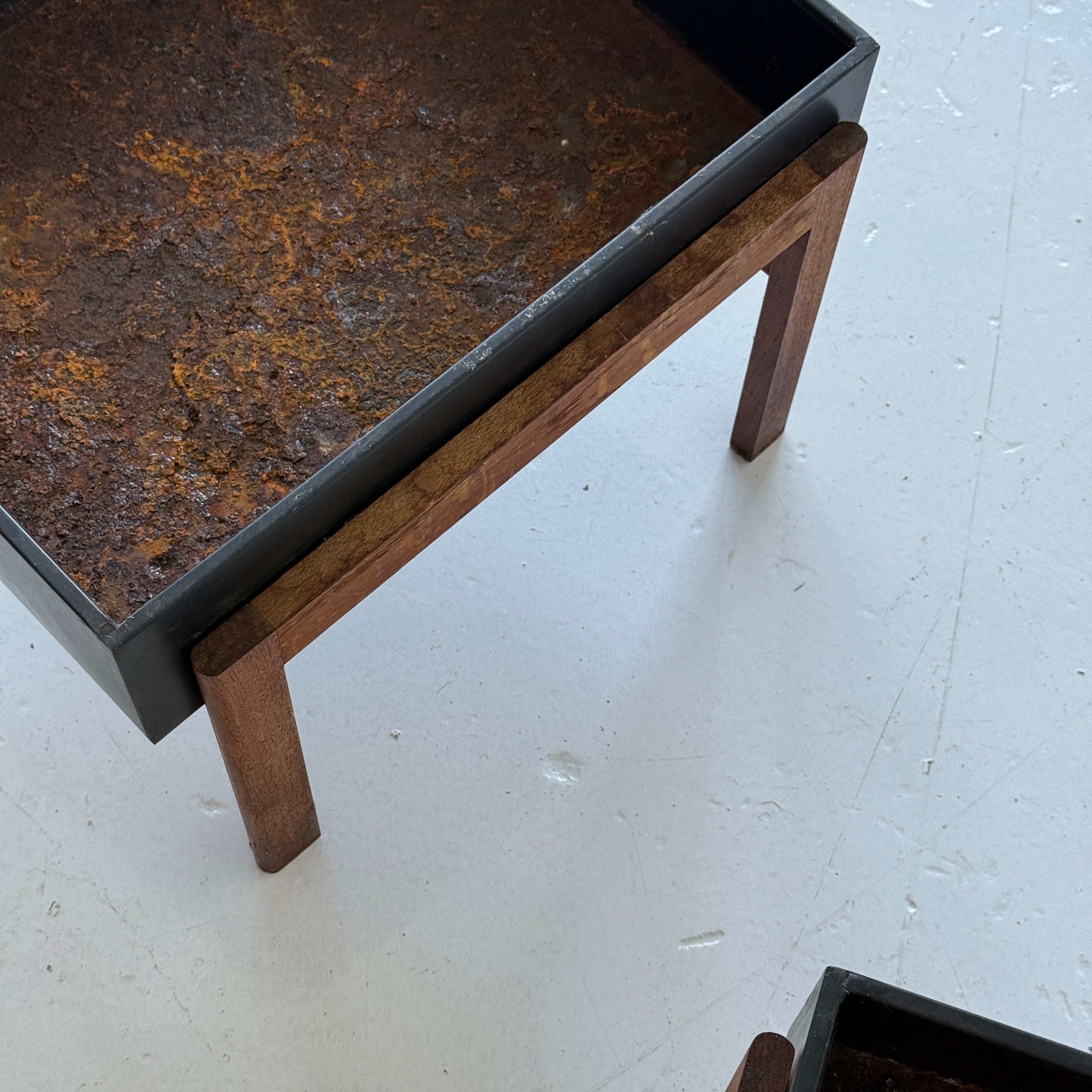 Mid Century Metal Planters