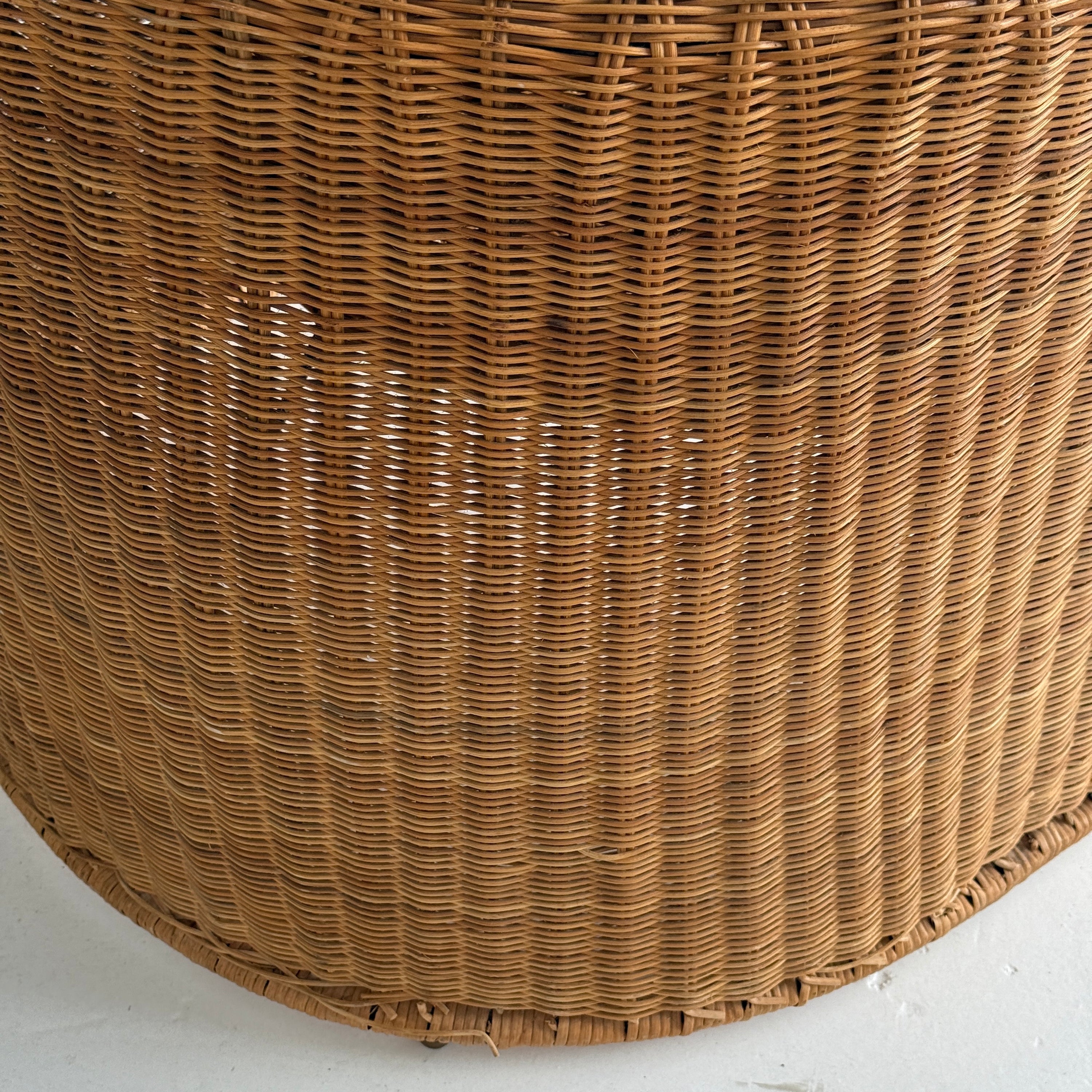 Rattan Lounge Chair by Eero Aarnio