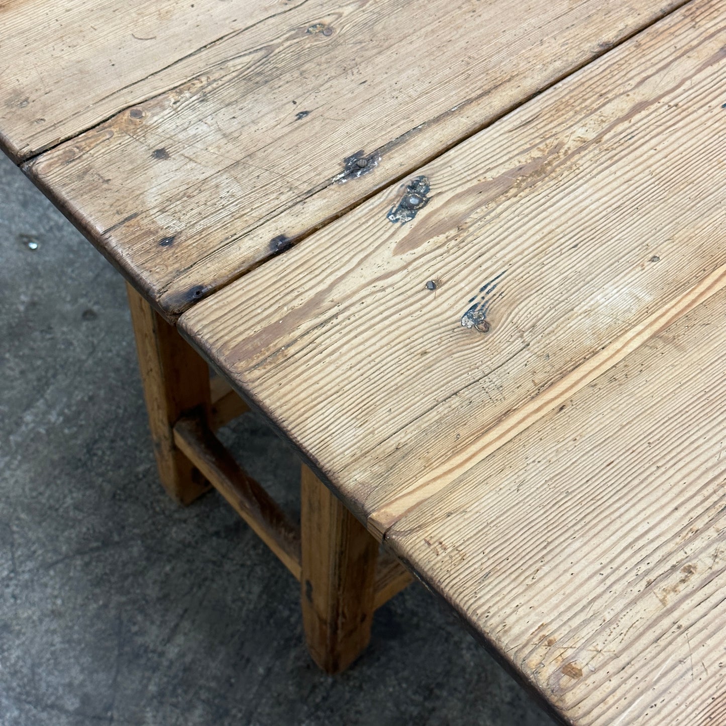 Antique Swedish Drop Leaf Dining Table