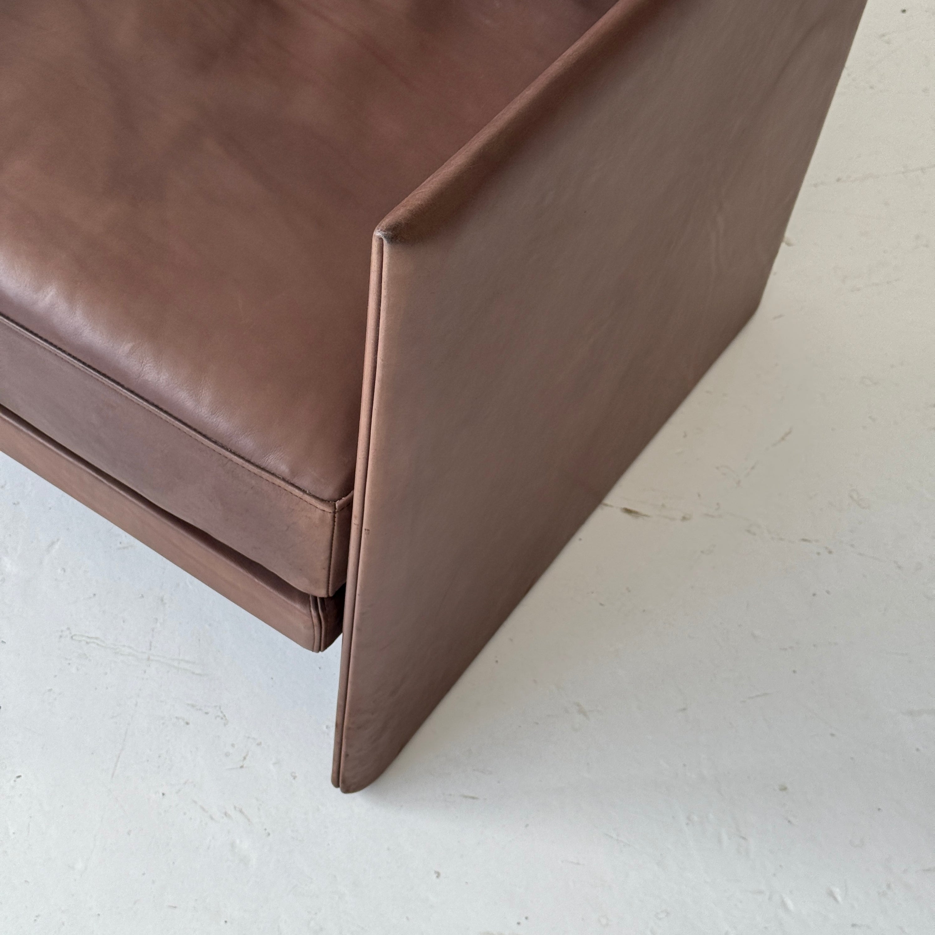 Leather Toot Chair by Piero Lissoni for Cassina