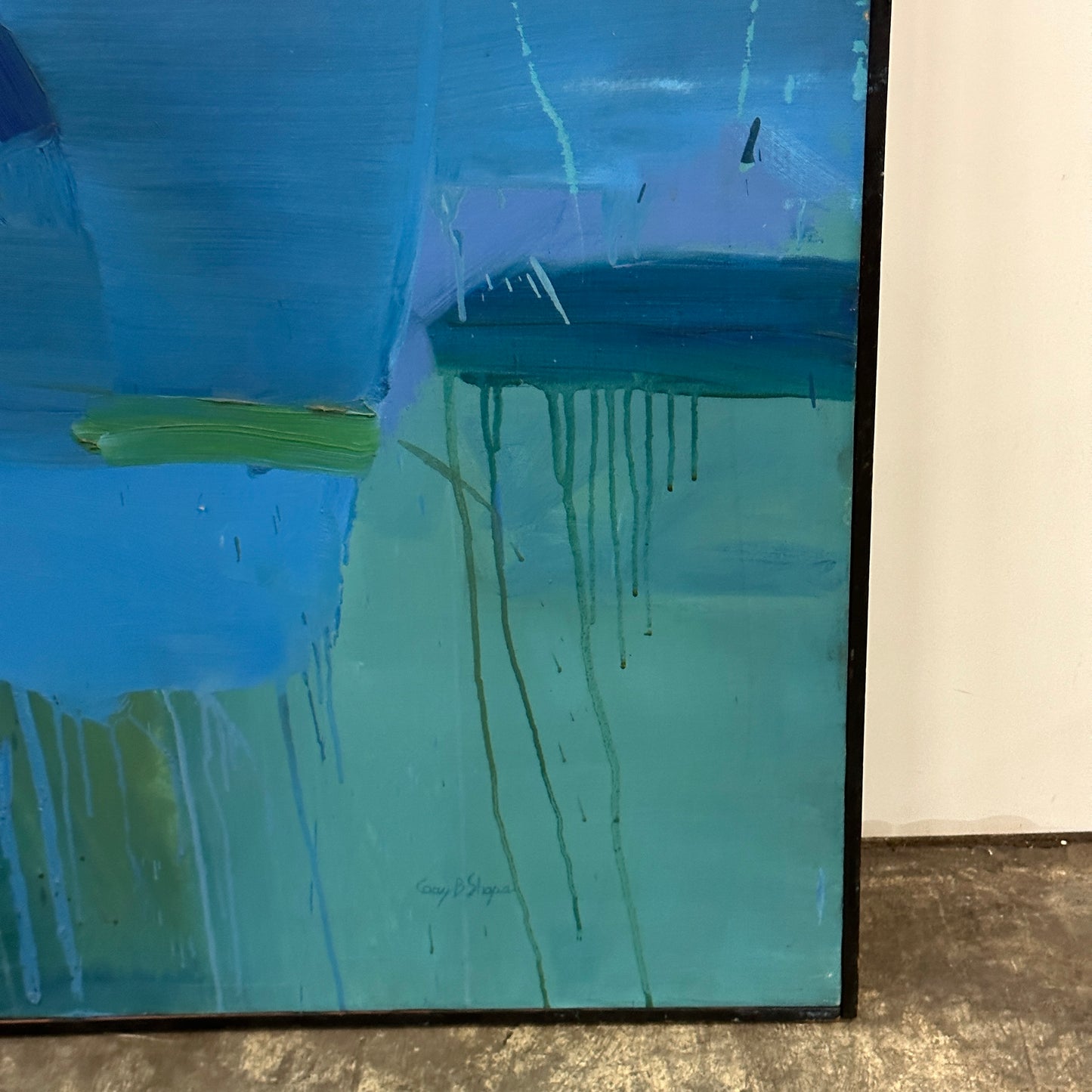 Vintage Acrylic Painting by Cary Shapes