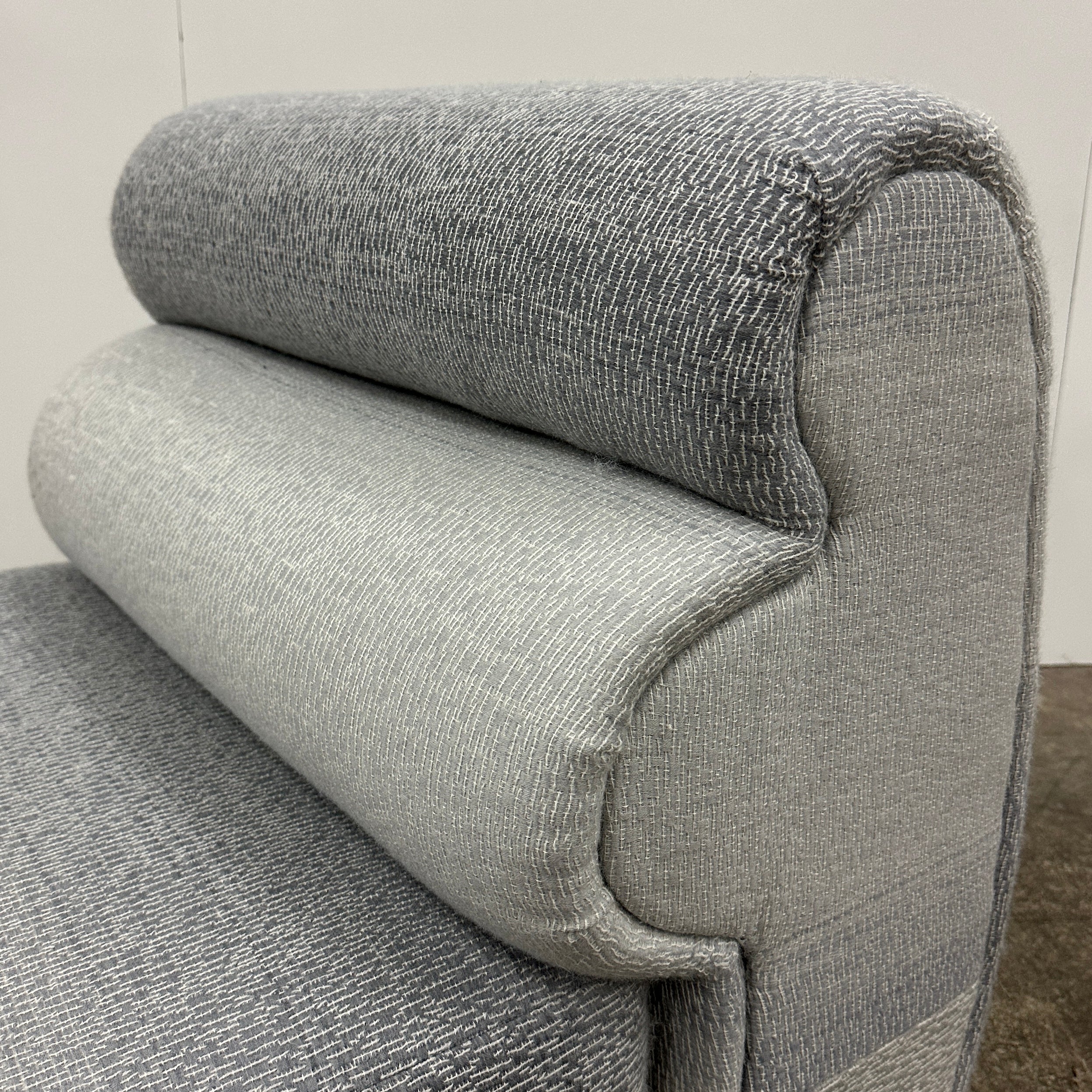 Postmodern Bullnose Chaise by Carson’s of High Point