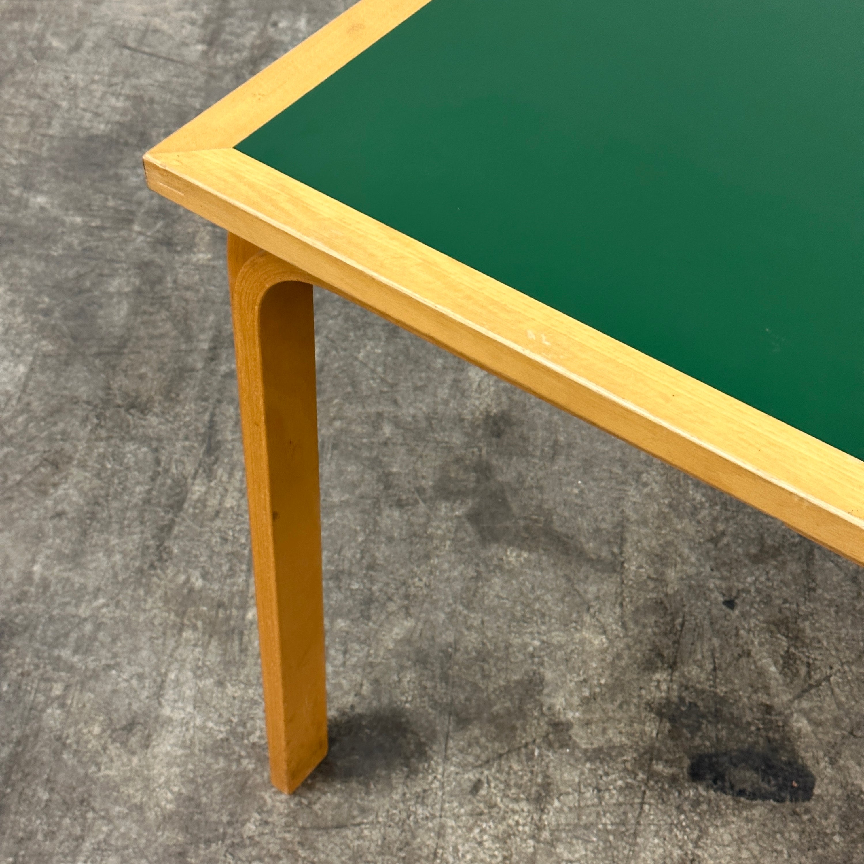 Square Green Table by Rud Thygesen and Johnny Sørensen for Magnus Olesen