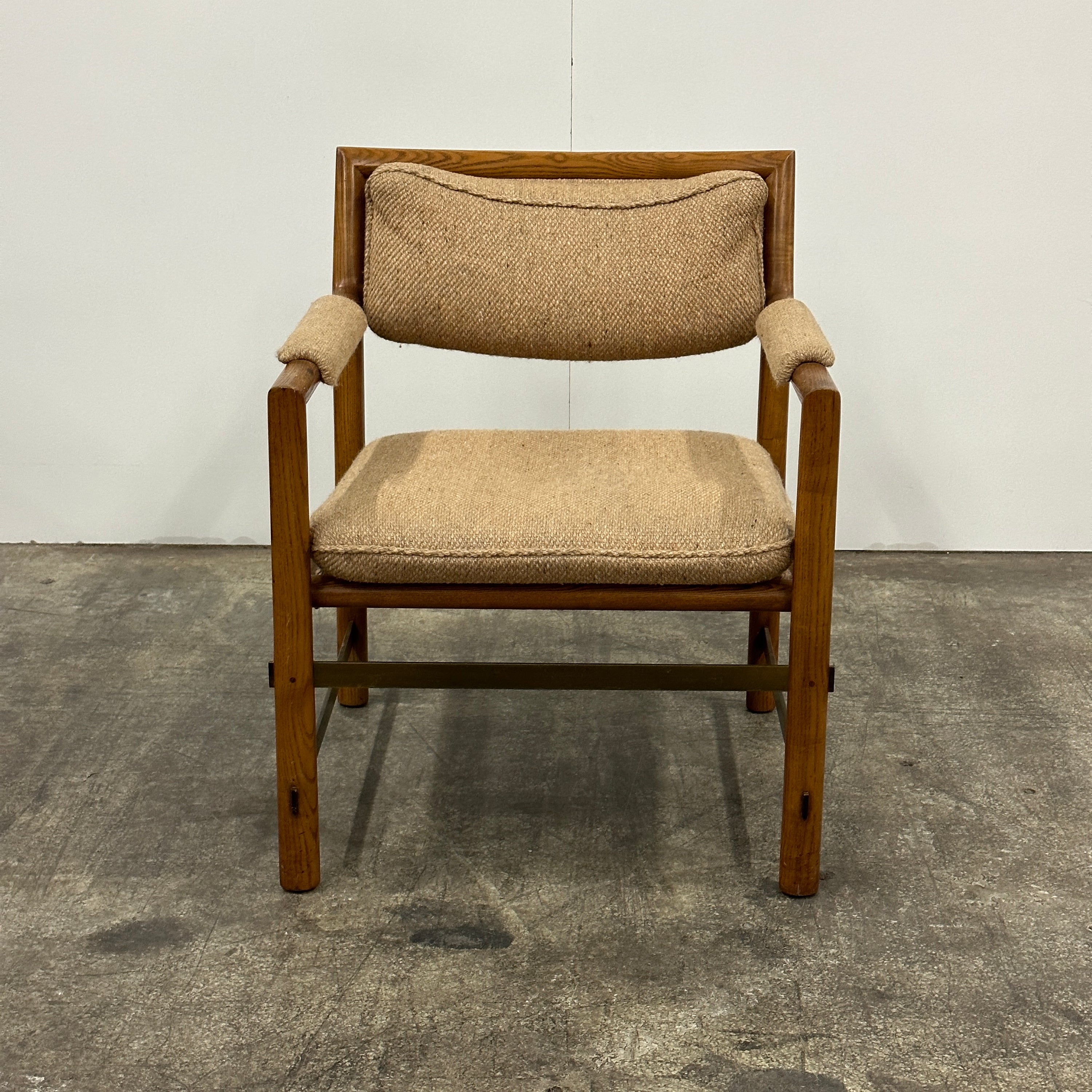 Vintage Ash Club Chair by Edward Wormley for Dunbar