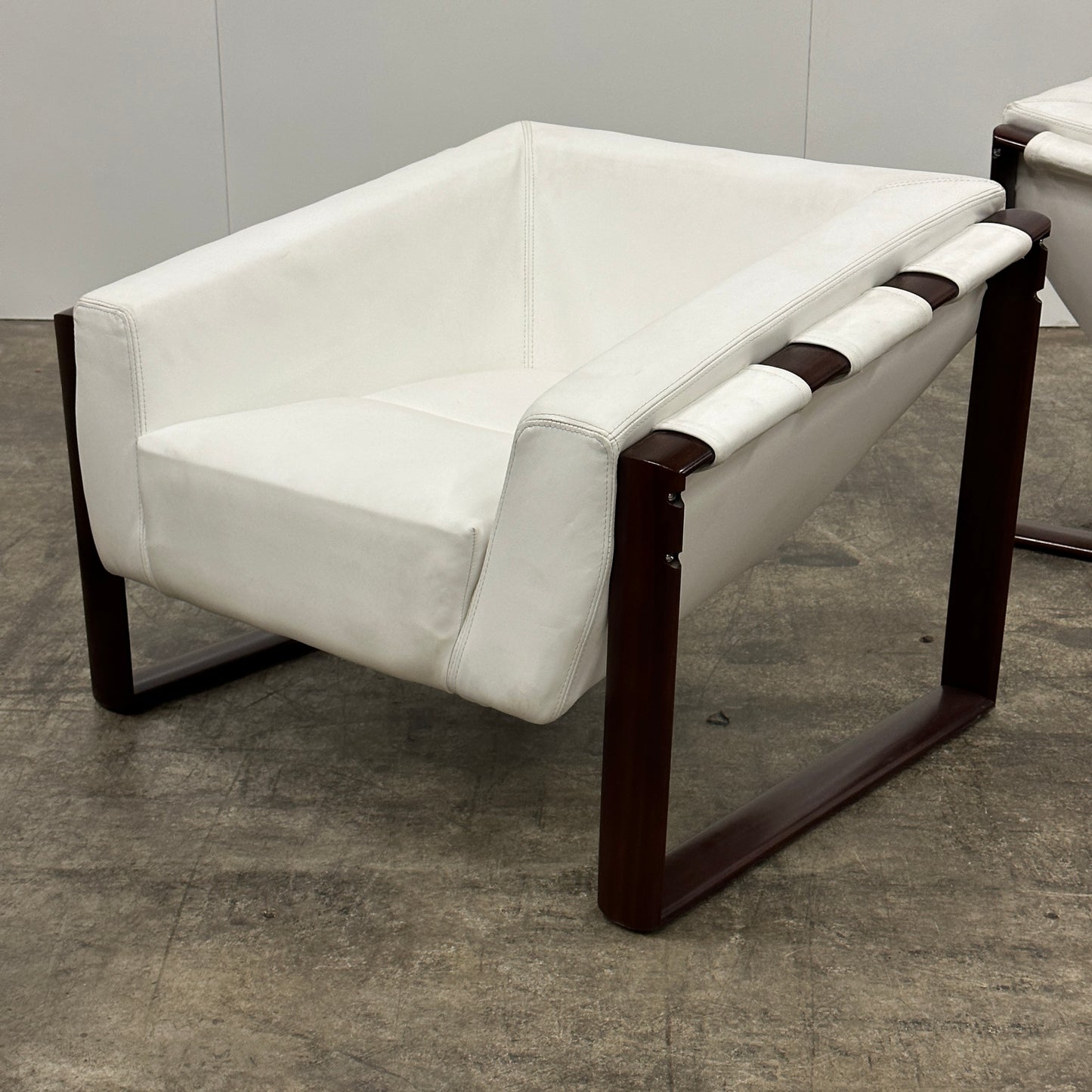 Brazilian Rosewood Lounge Chairs by Percival Lafer