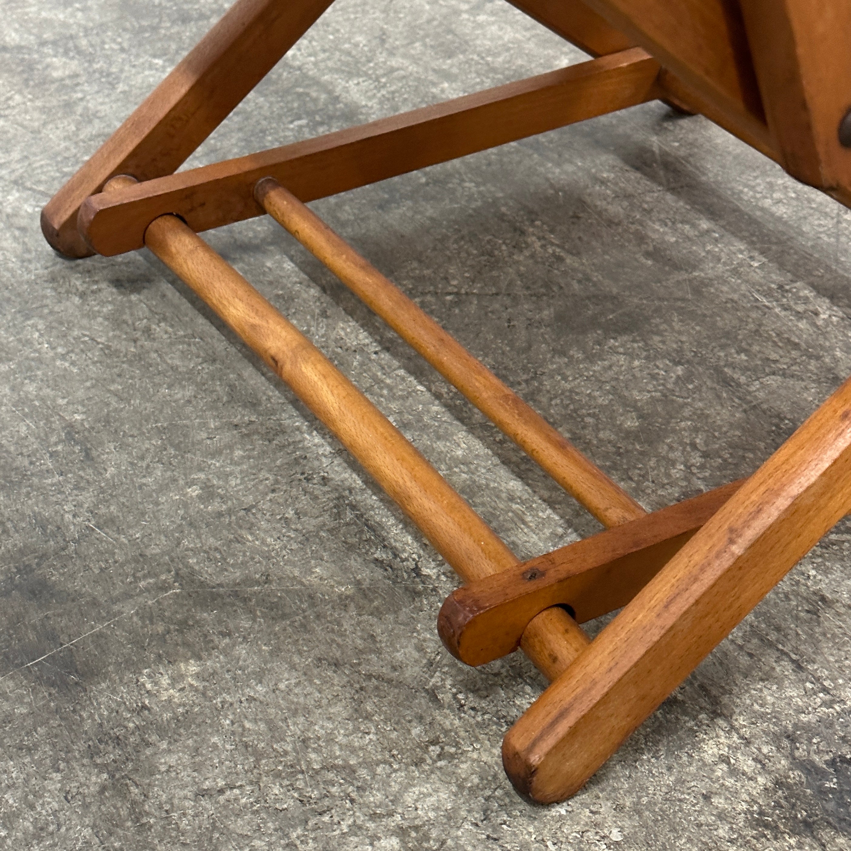 Vintage Danish Folding Chair by Torck