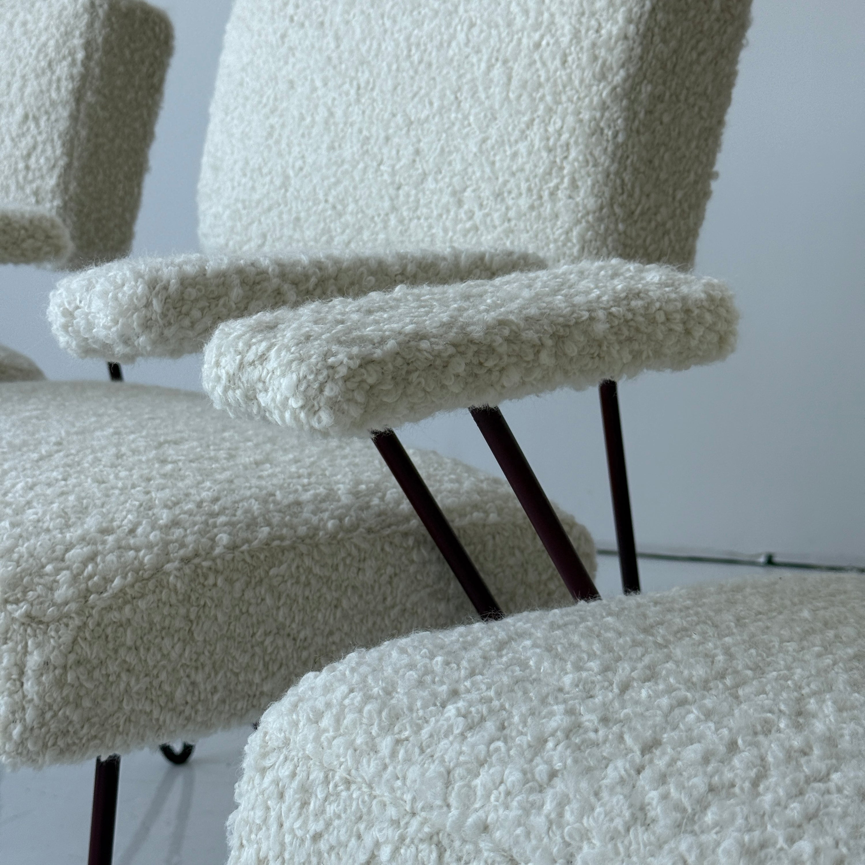 Hairpin Iron Dining Chairs by Dorothy Schindele