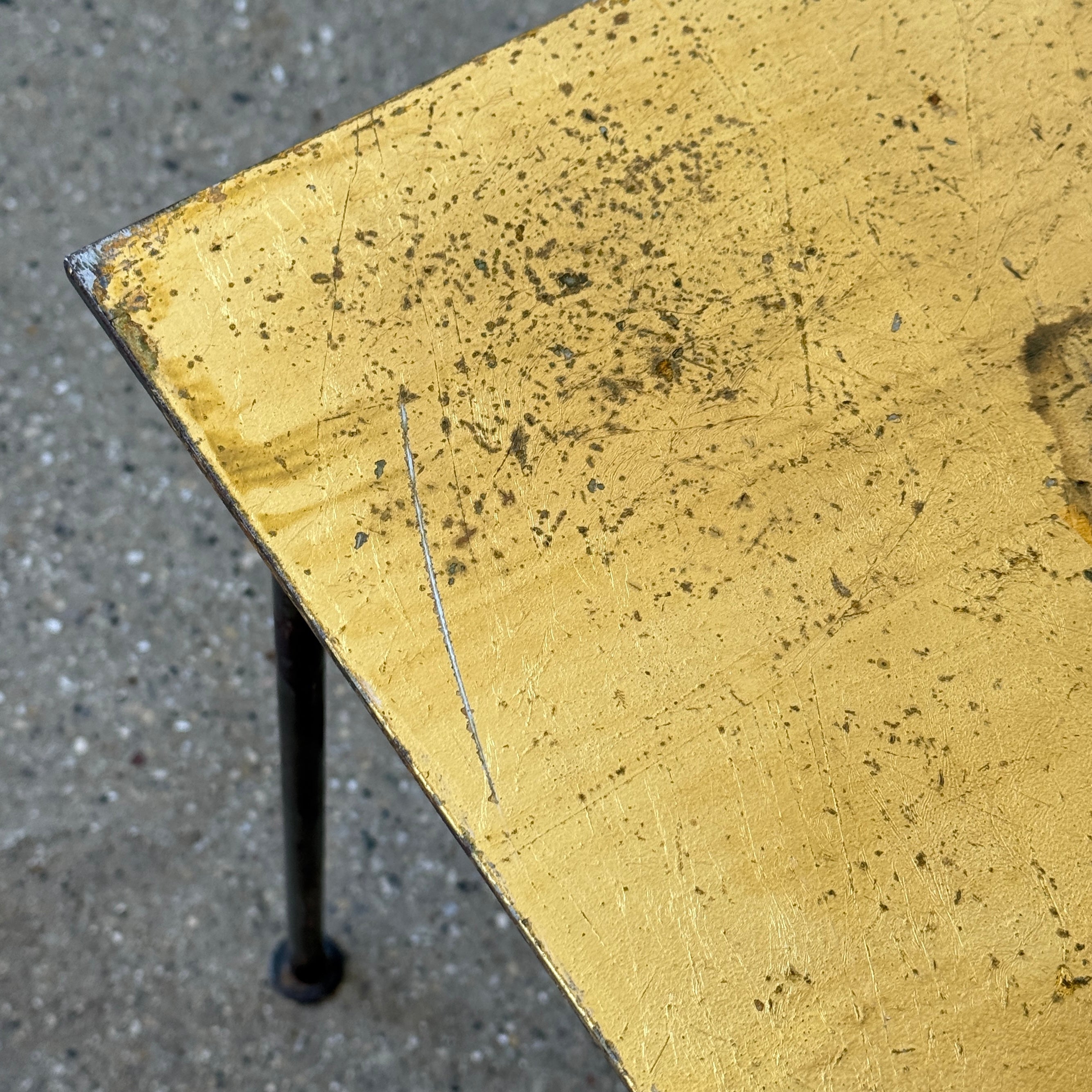 Gilded Studio Made Metal Coffee Table