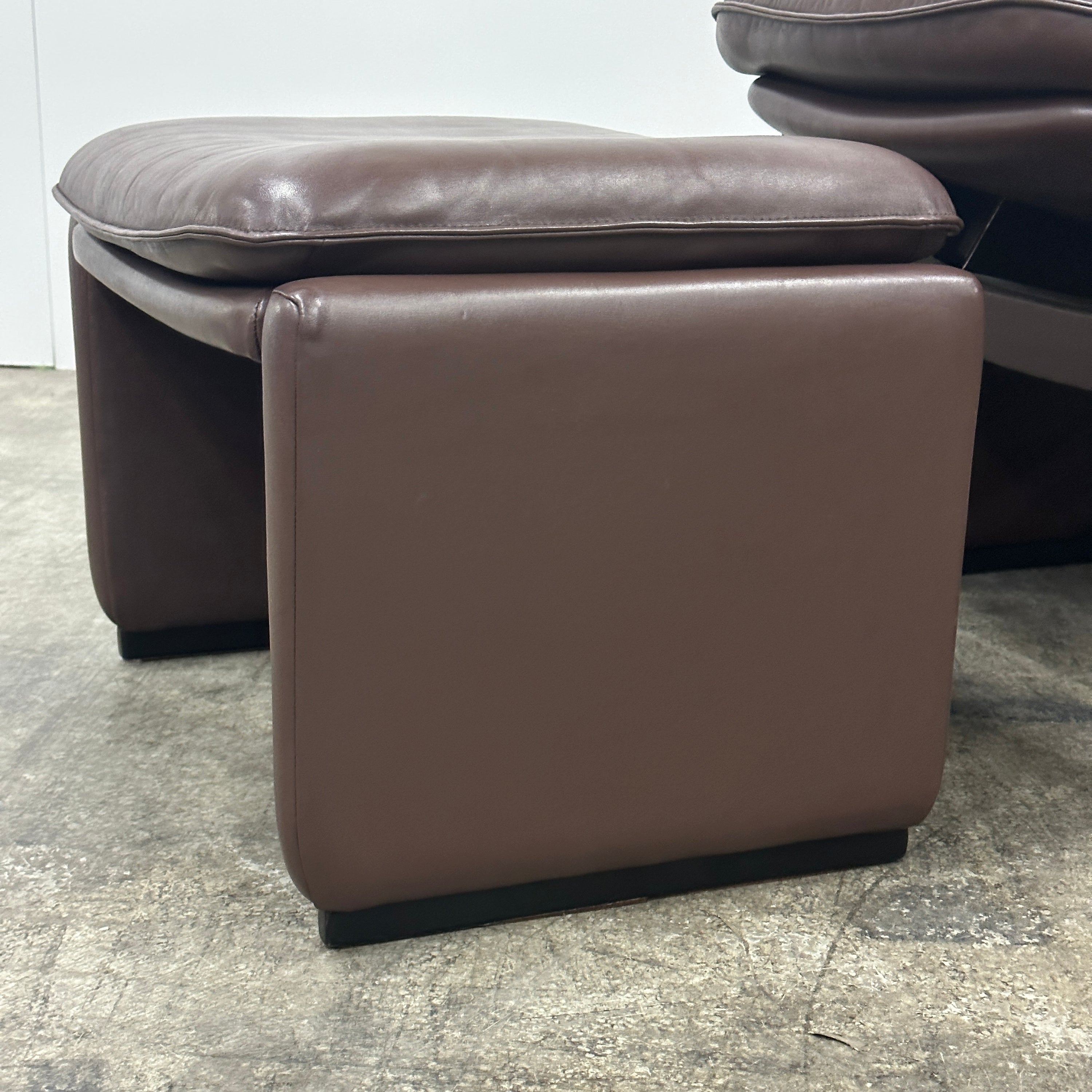 De Sede DS-50 Leather Chair + Ottoman