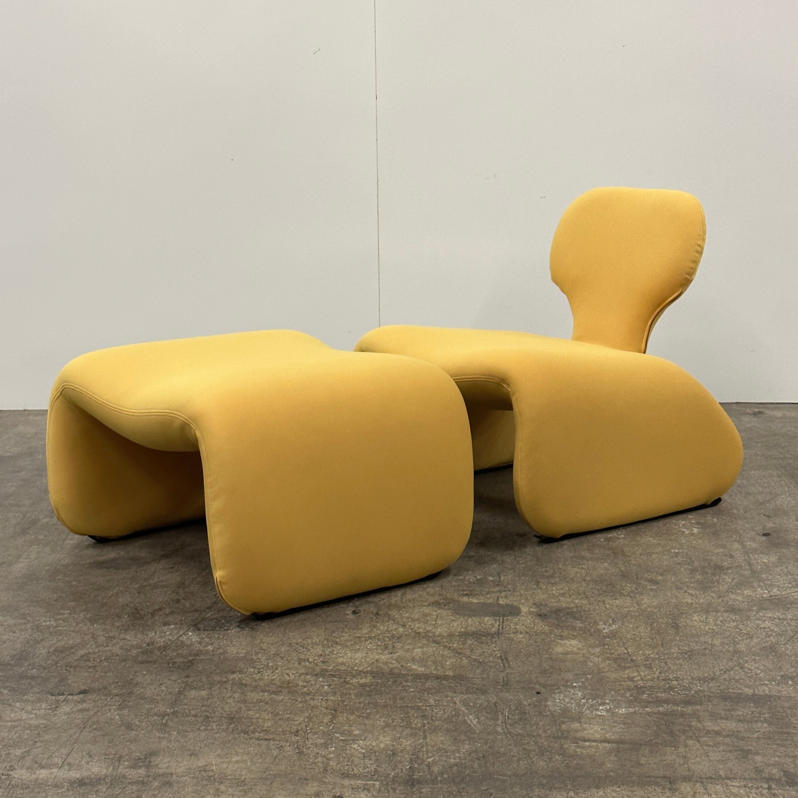 Canapé Djinn – Olivier Mourgue – Jaune Tissu – Design Iconique – Excellent État