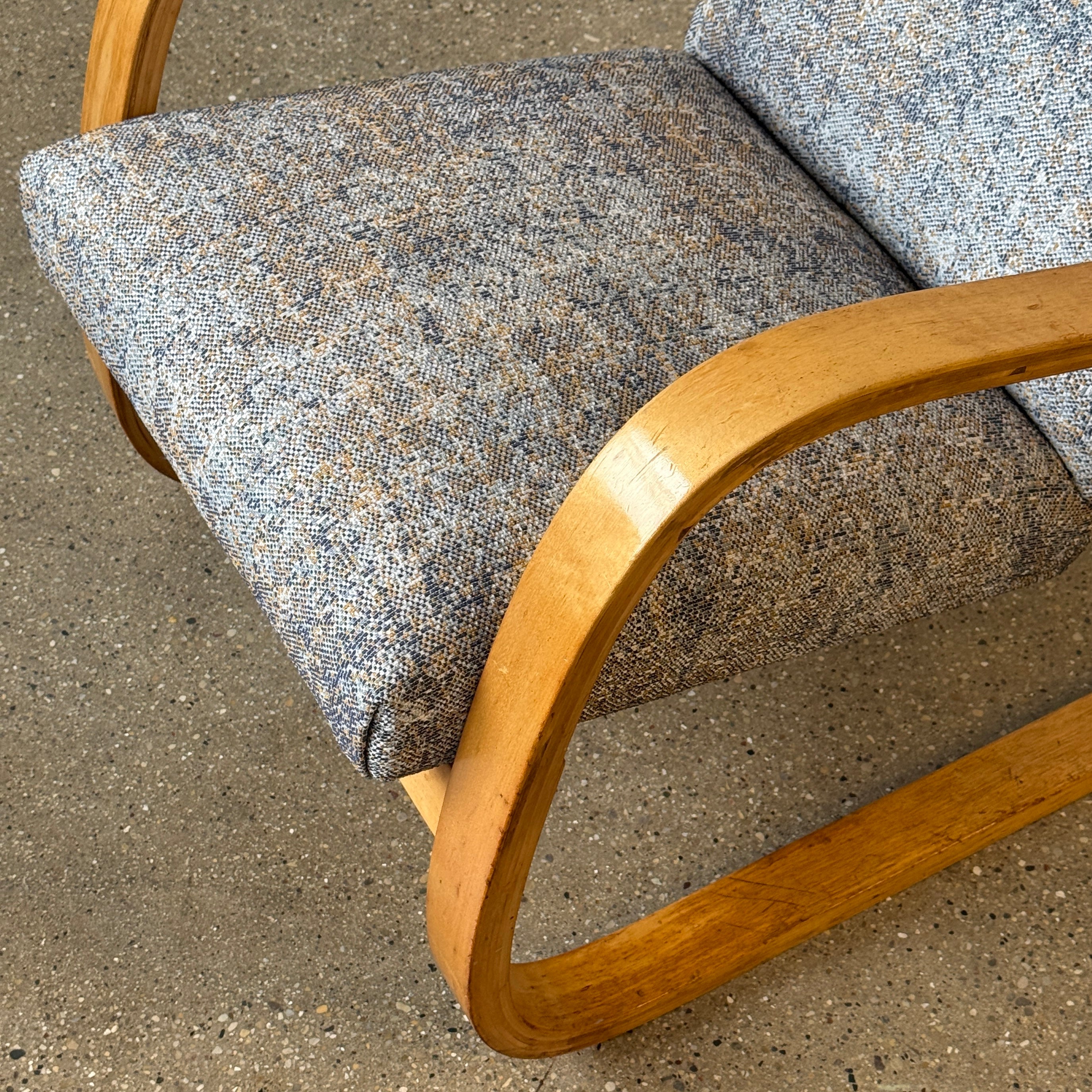 Model 401 + 402 Bentwood Lounge Chairs by Alvar Aalto for Artek