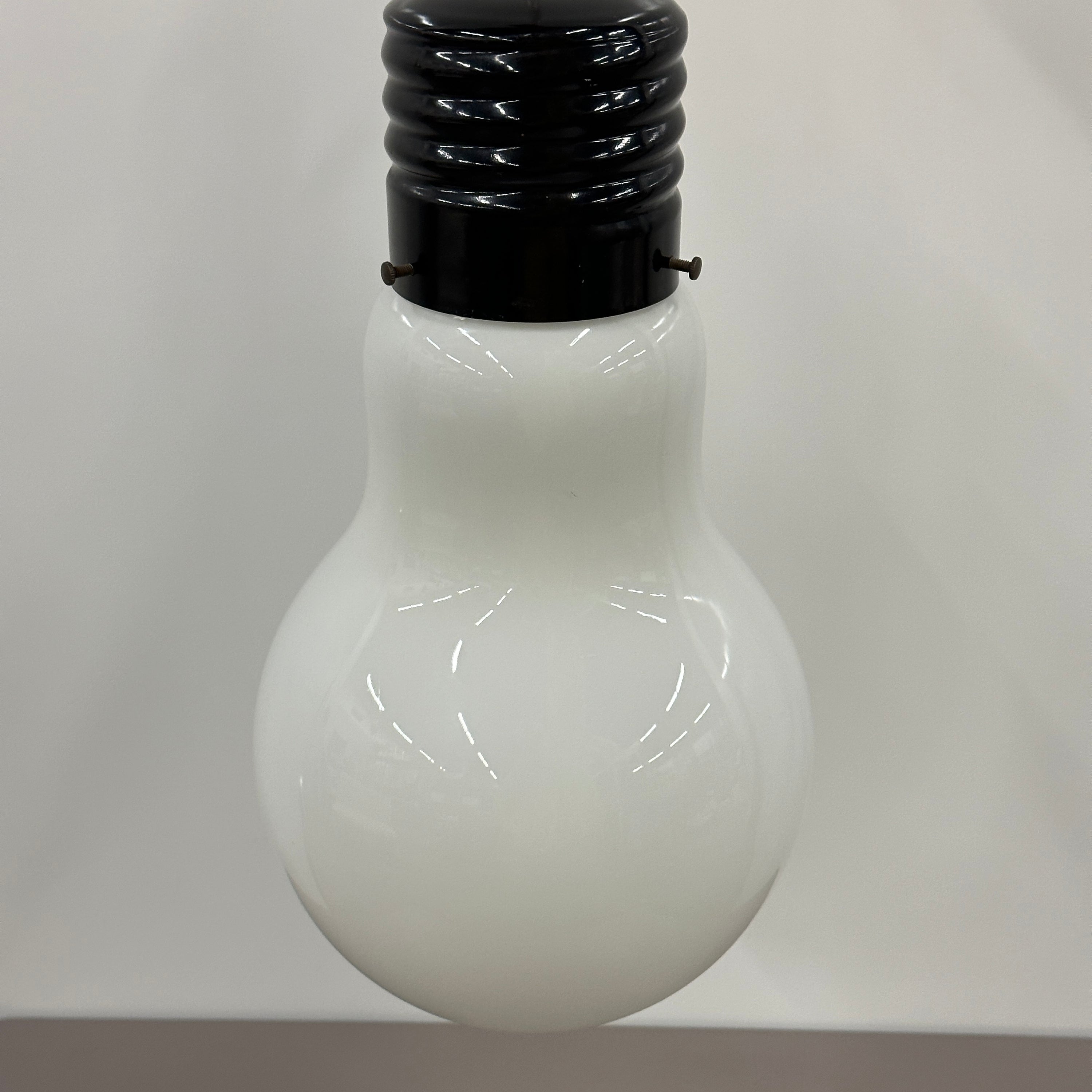 Glass Pop Art Lightbulb Lamp
