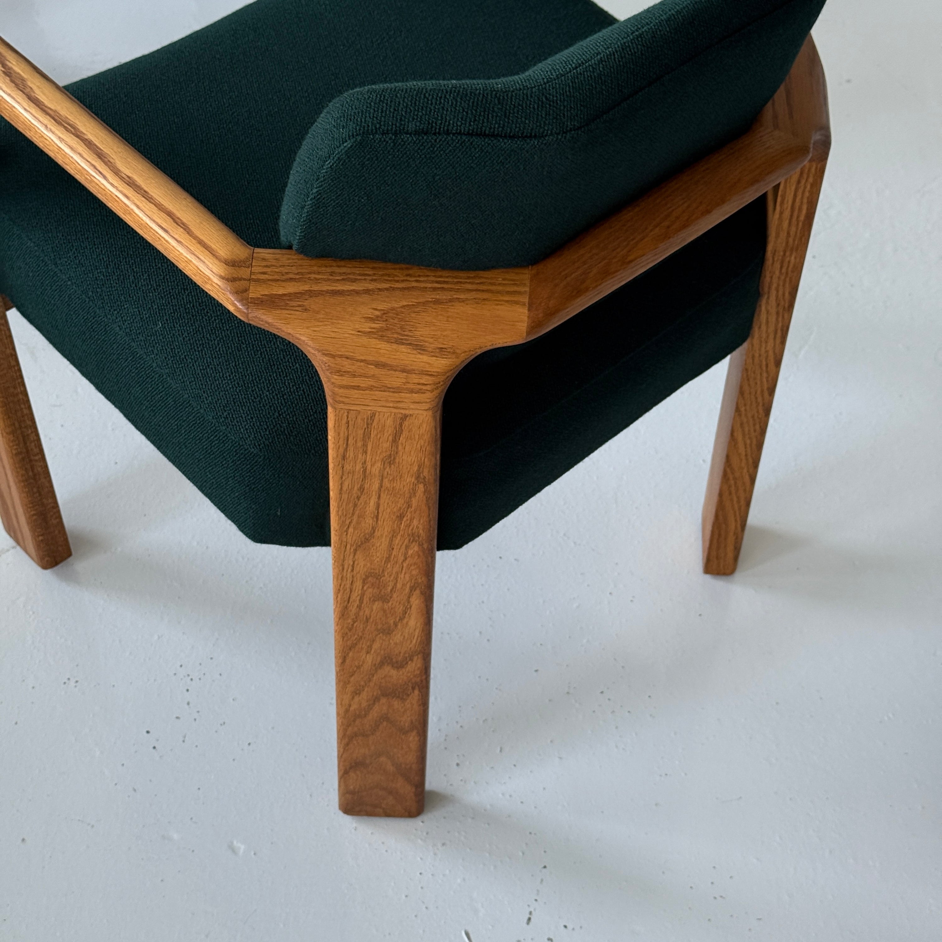 Brutalist Sculpted Dining Chairs by Lou Hodges for Generation 80