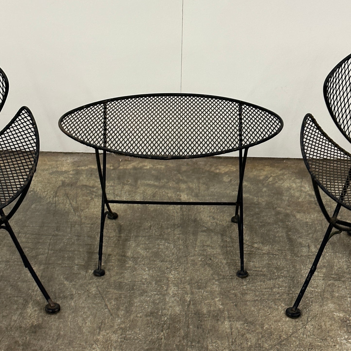 Wrought Iron Patio Set by Maurizio Tempestini for Salterini