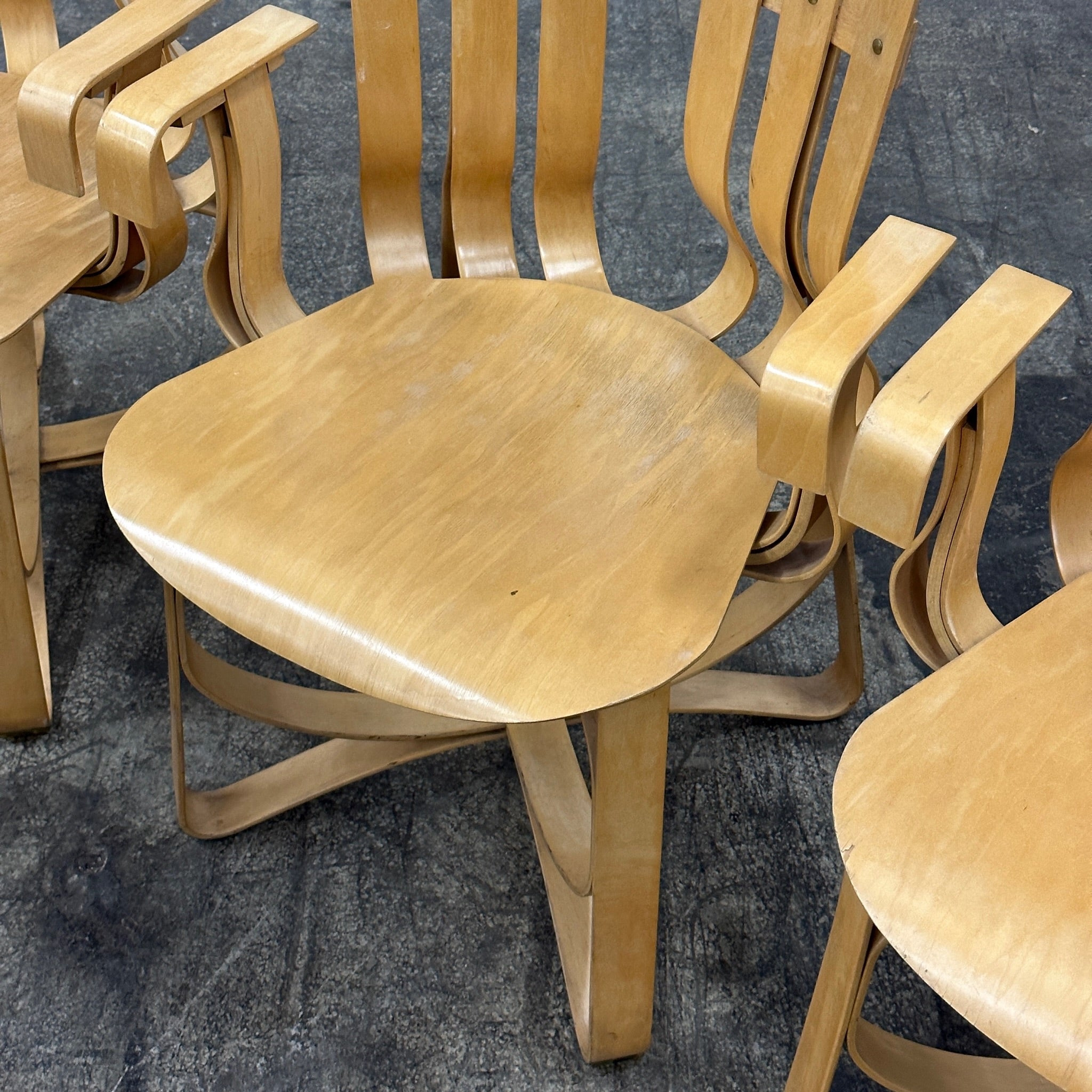 Hat Trick Chairs by Frank Gehry for Knoll