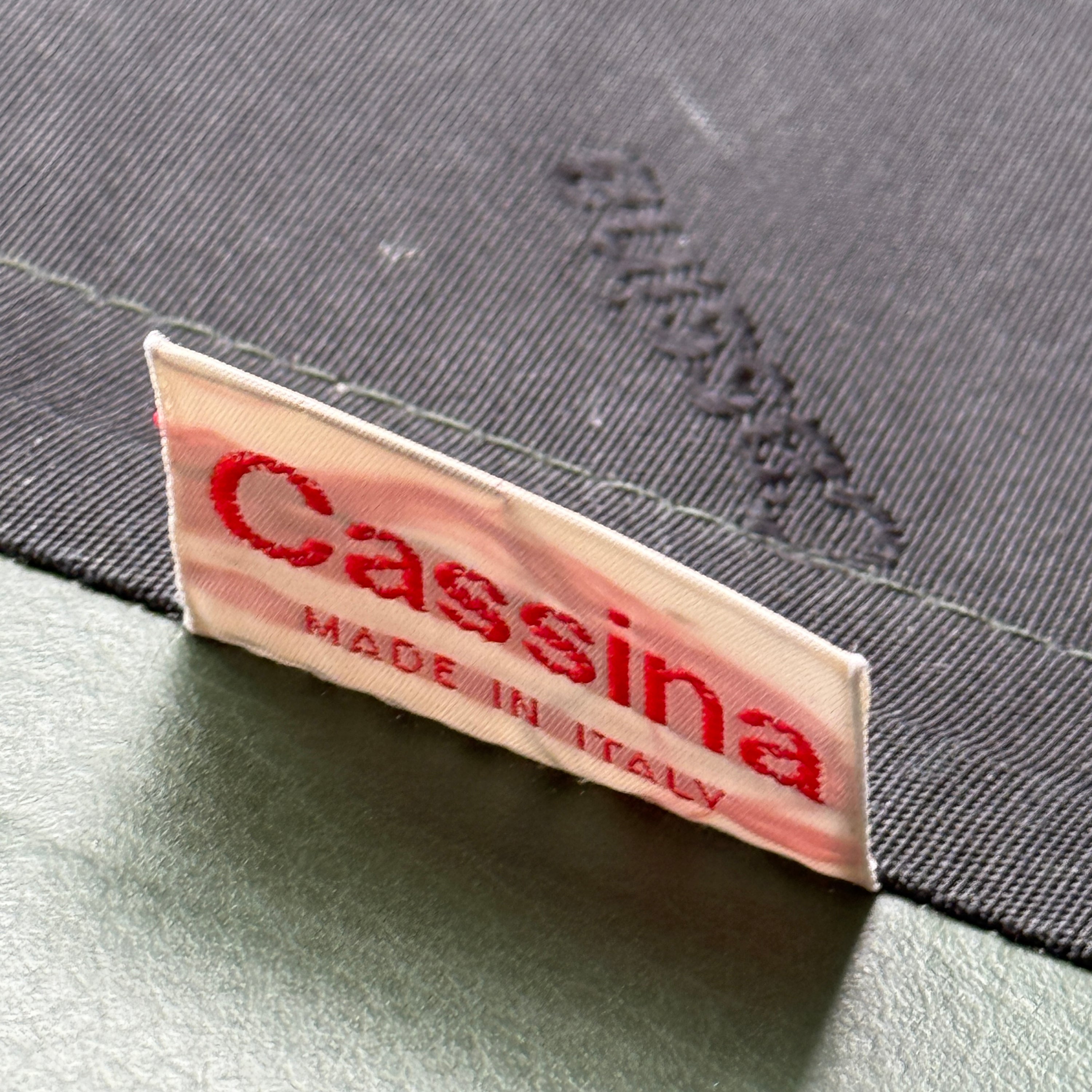 Maralunga Chair + Ottoman by Vico Magistretti for Cassina