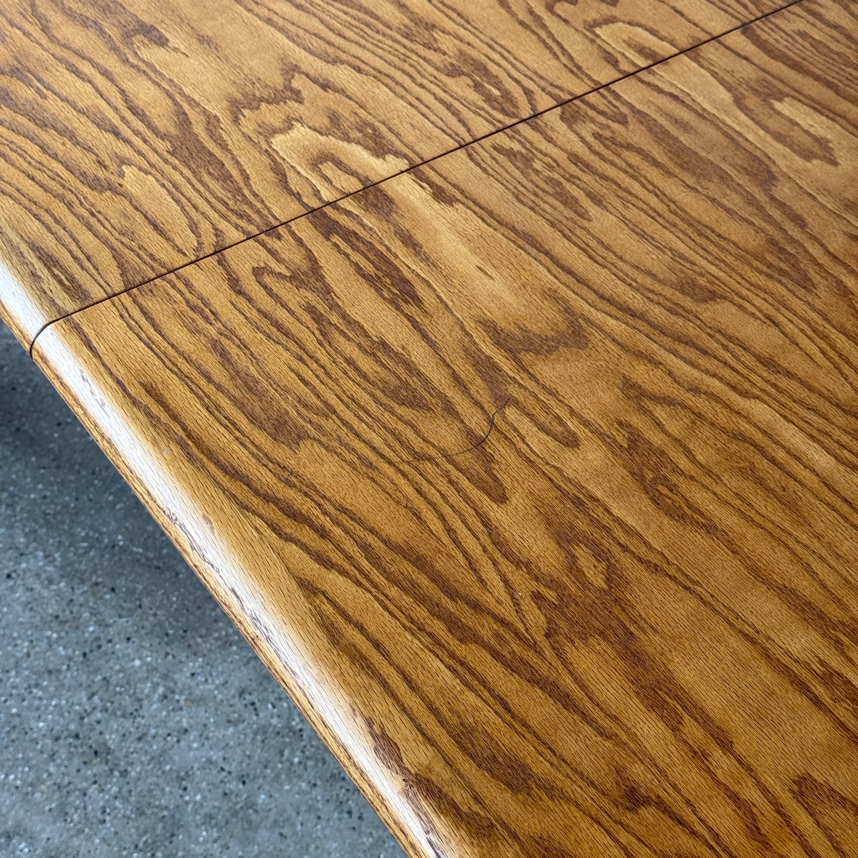 Extendable Oak Dining Table by Lou Hodges for Generation 80