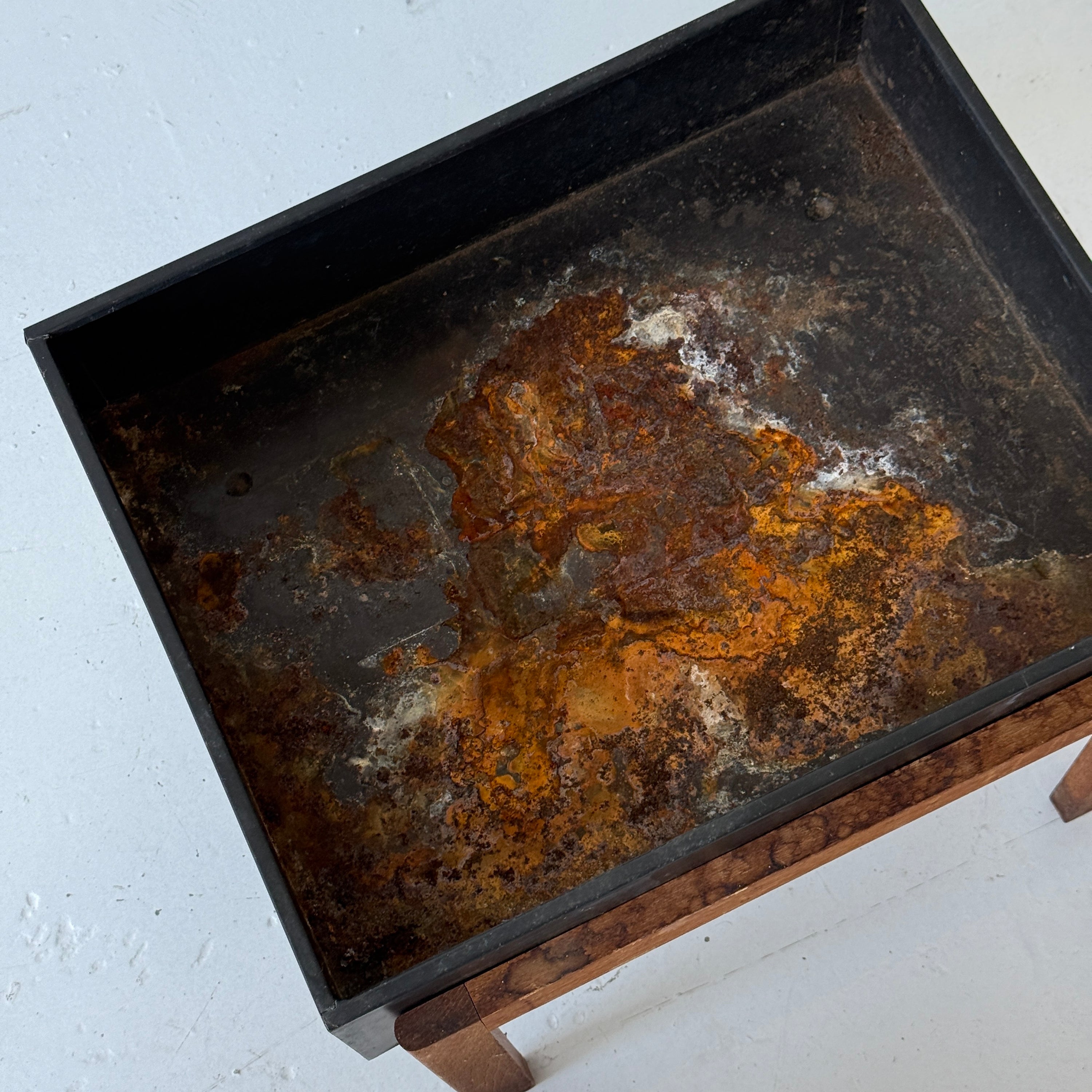 Mid Century Metal Planters