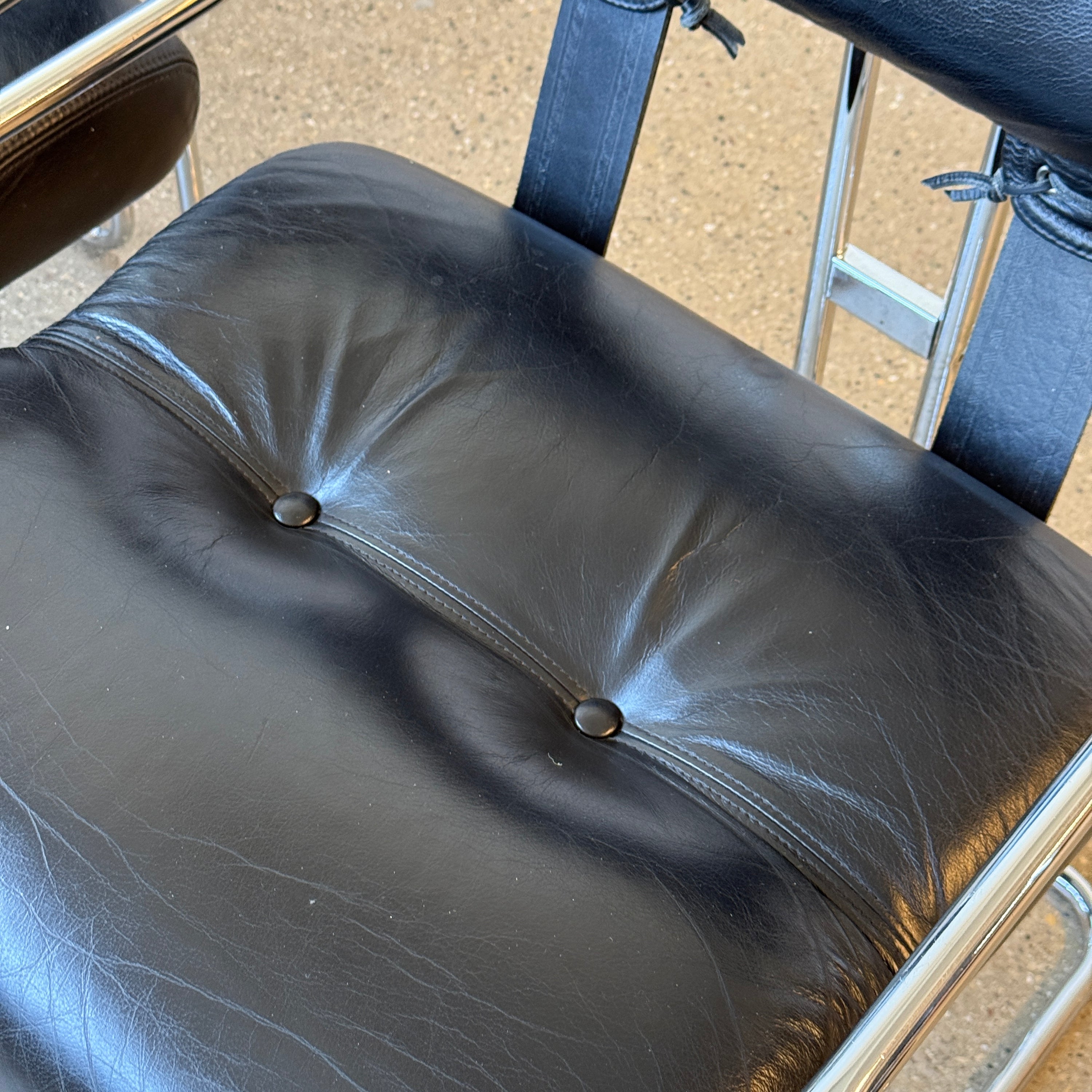 Tucroma Leather Dining Chairs by Guido Faleschini for i4 Mariani