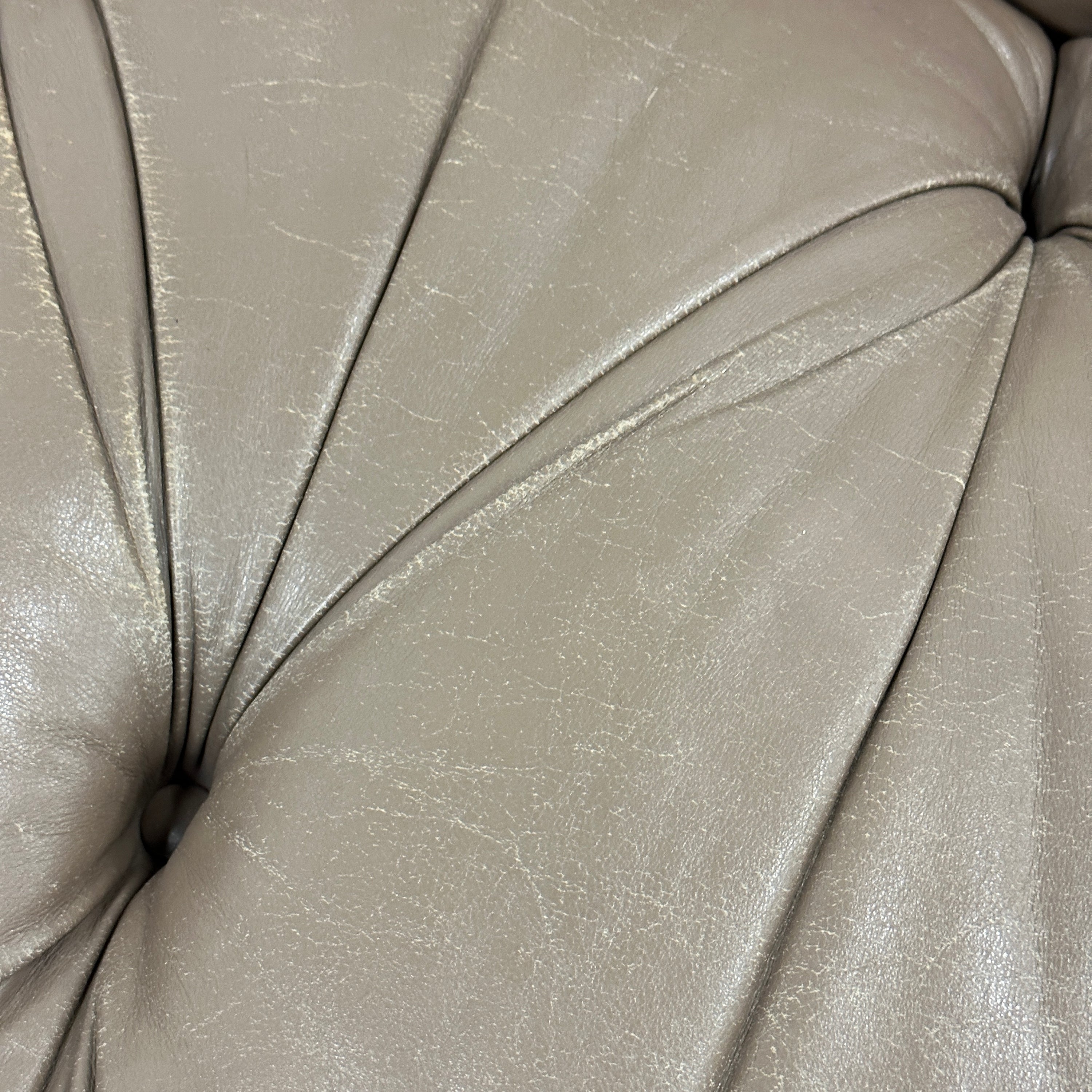 Leather Chesterfield Sofa by Drexel