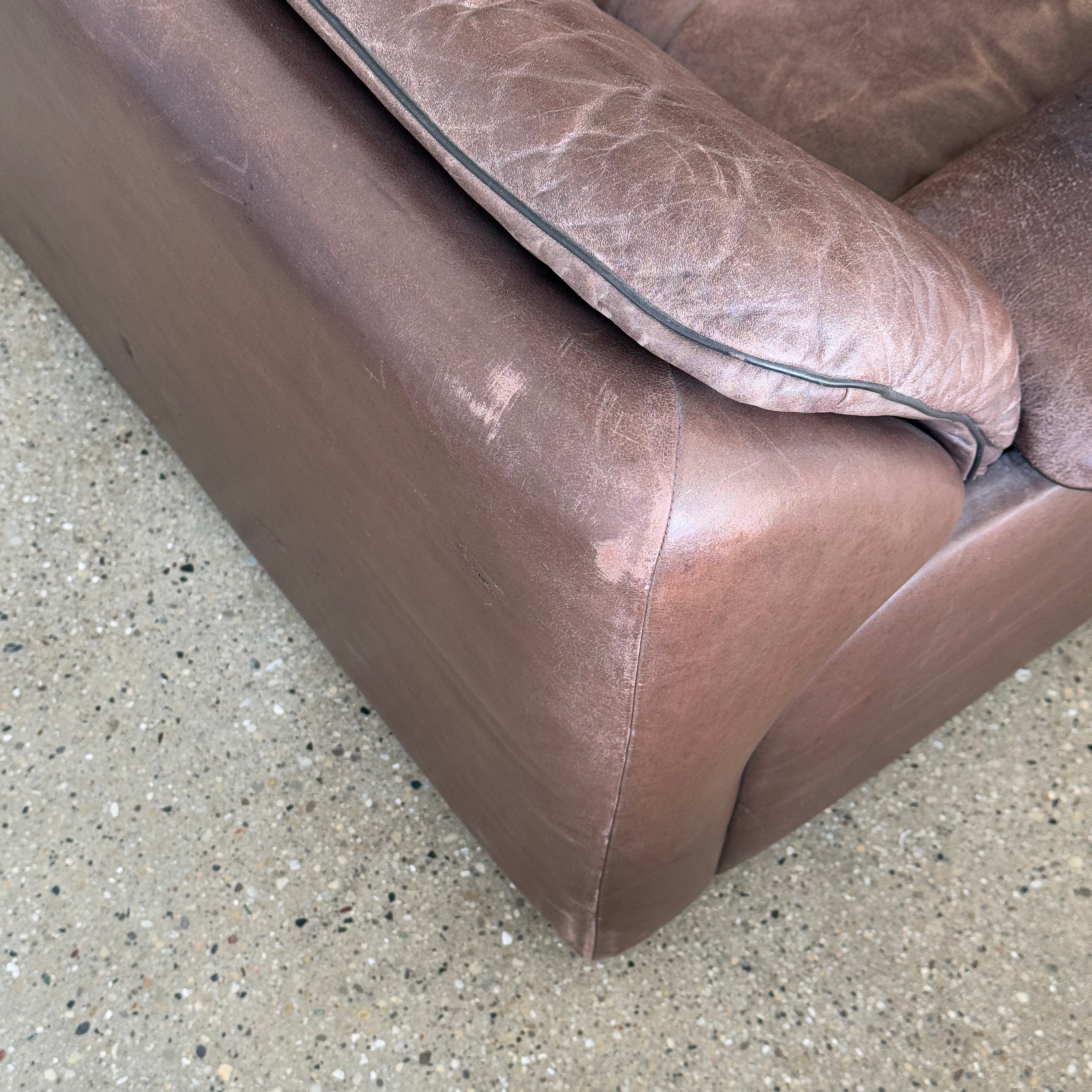 DS-66 Leather Lounge Chairs by De Sede