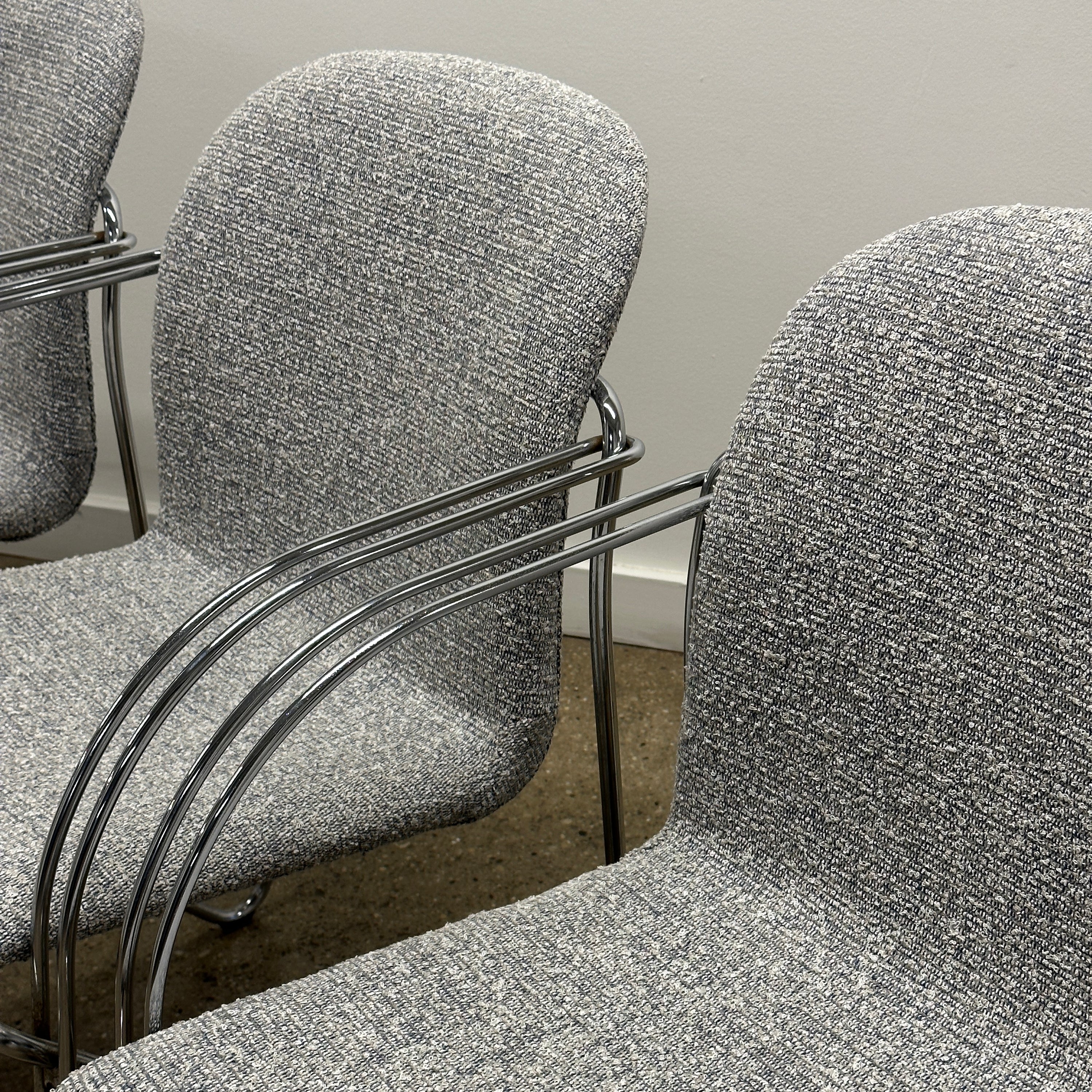 Danish Wire Chairs by Alfred Homann for Gispen/Labofa