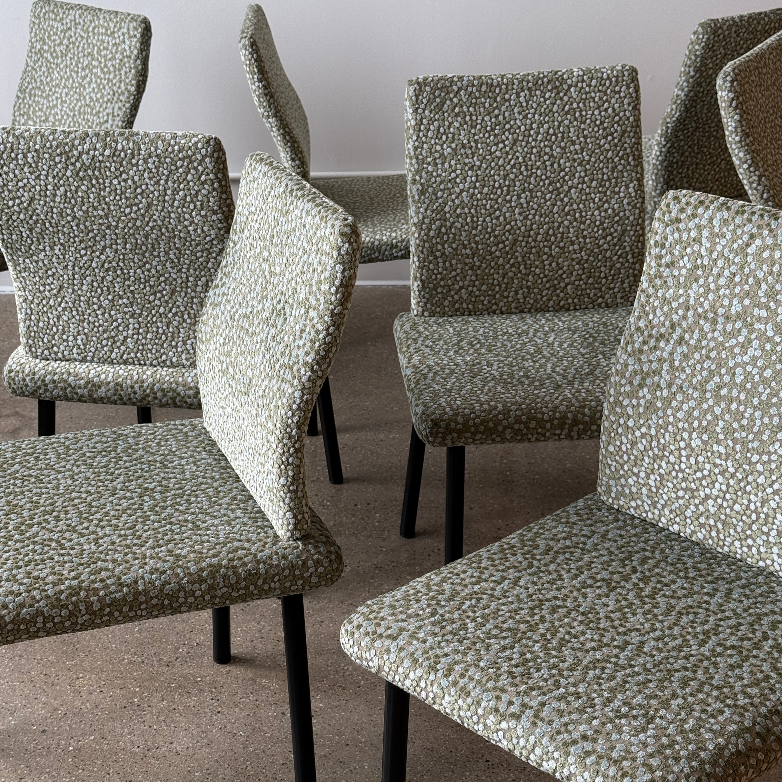 Mandarin Chairs by Ettore Sottsass for Knoll in Pollack Prosecco