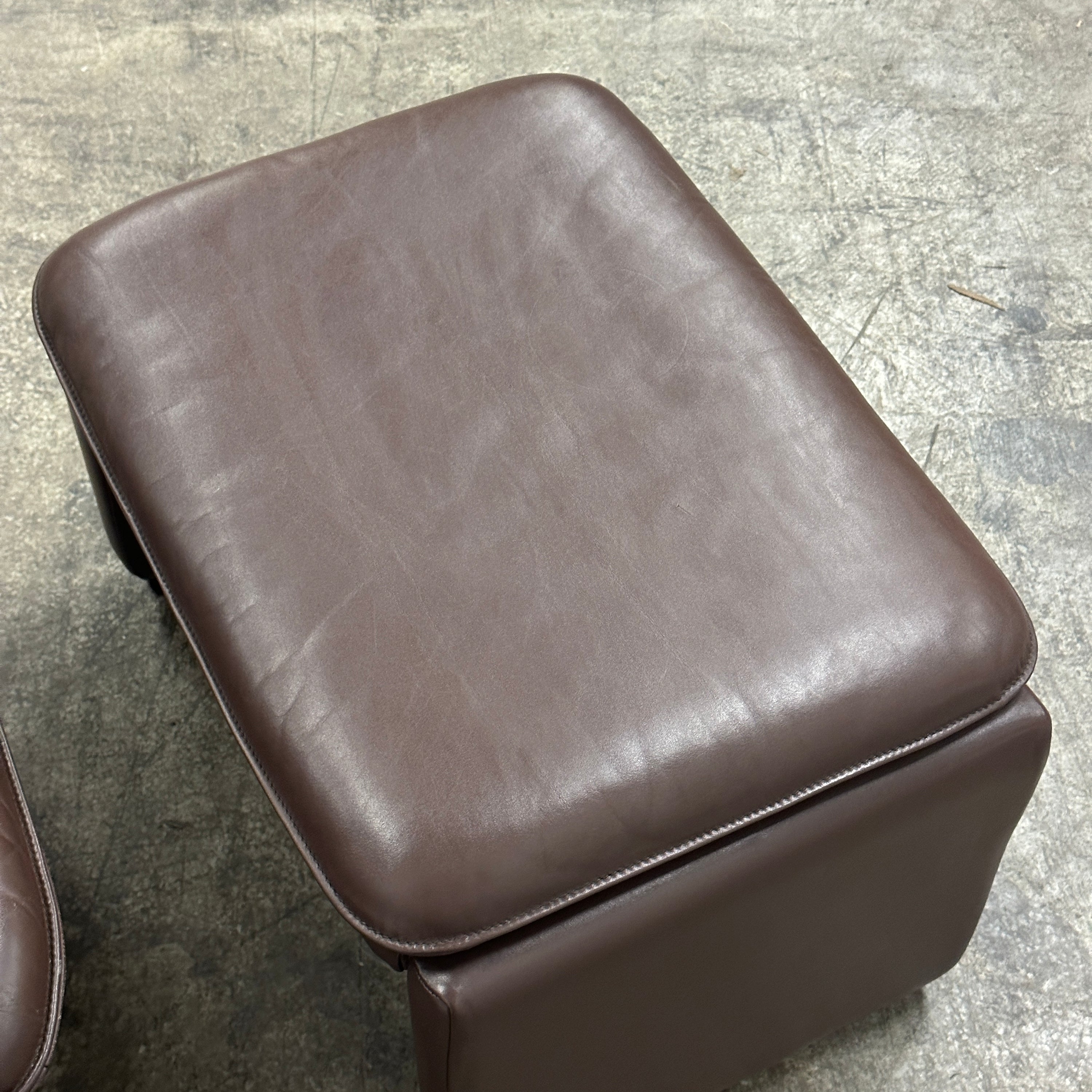 De Sede DS-50 Leather Chair + Ottoman