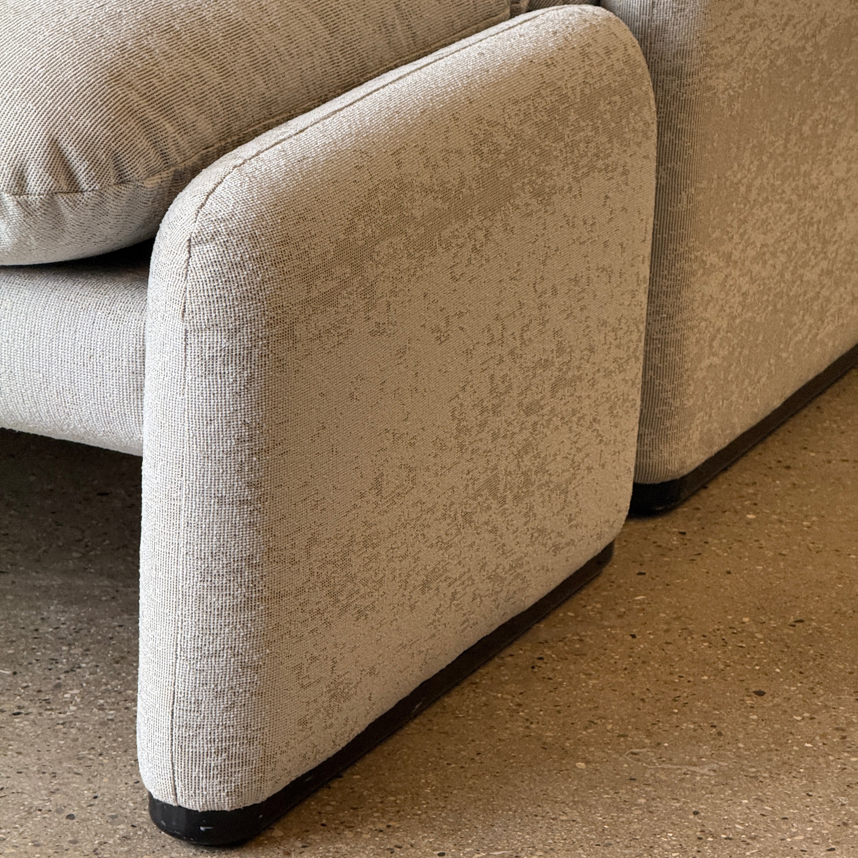 Maralunga Sofa + Ottoman by Vico Magistretti for Cassina