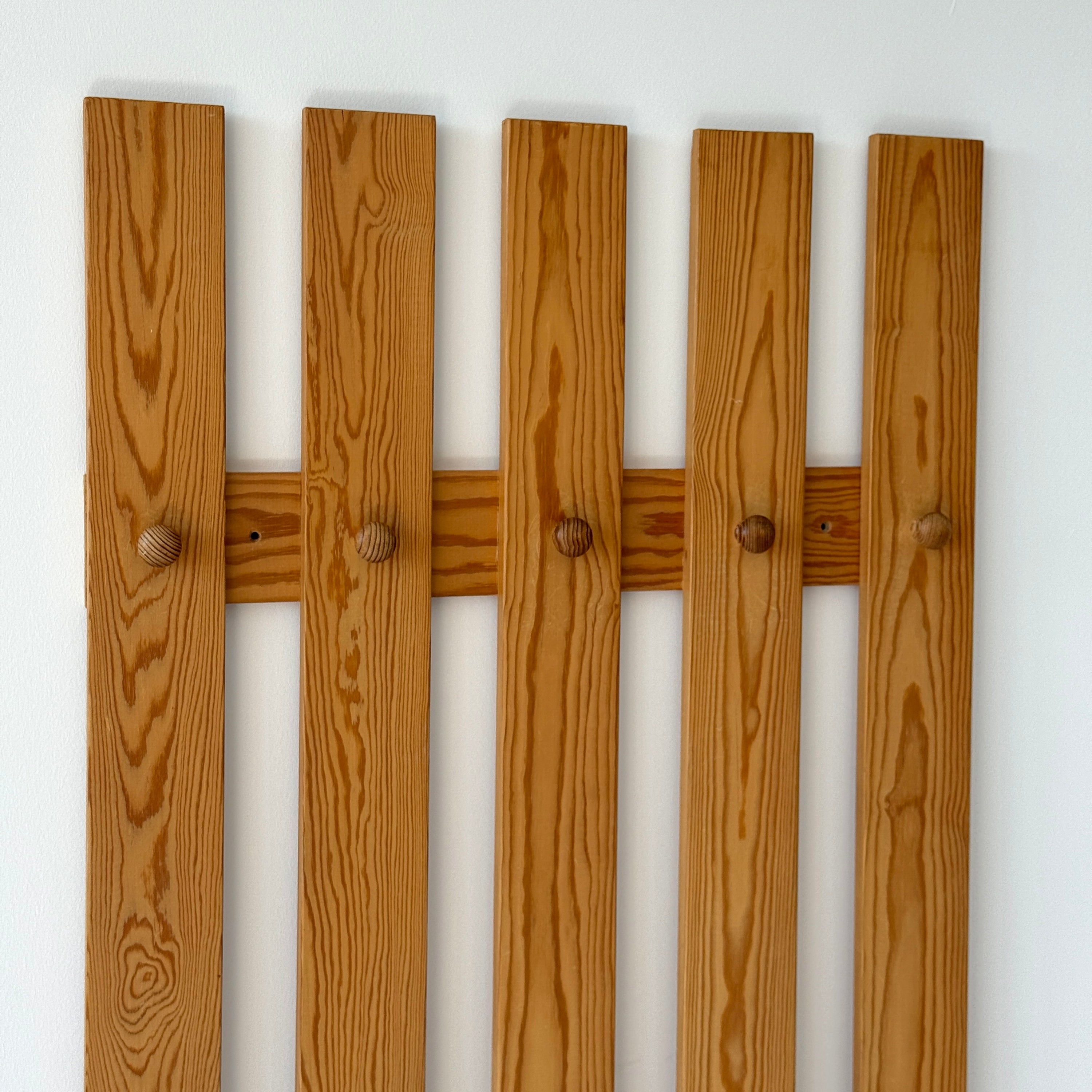 Swedish Pine Hall Coat Rack