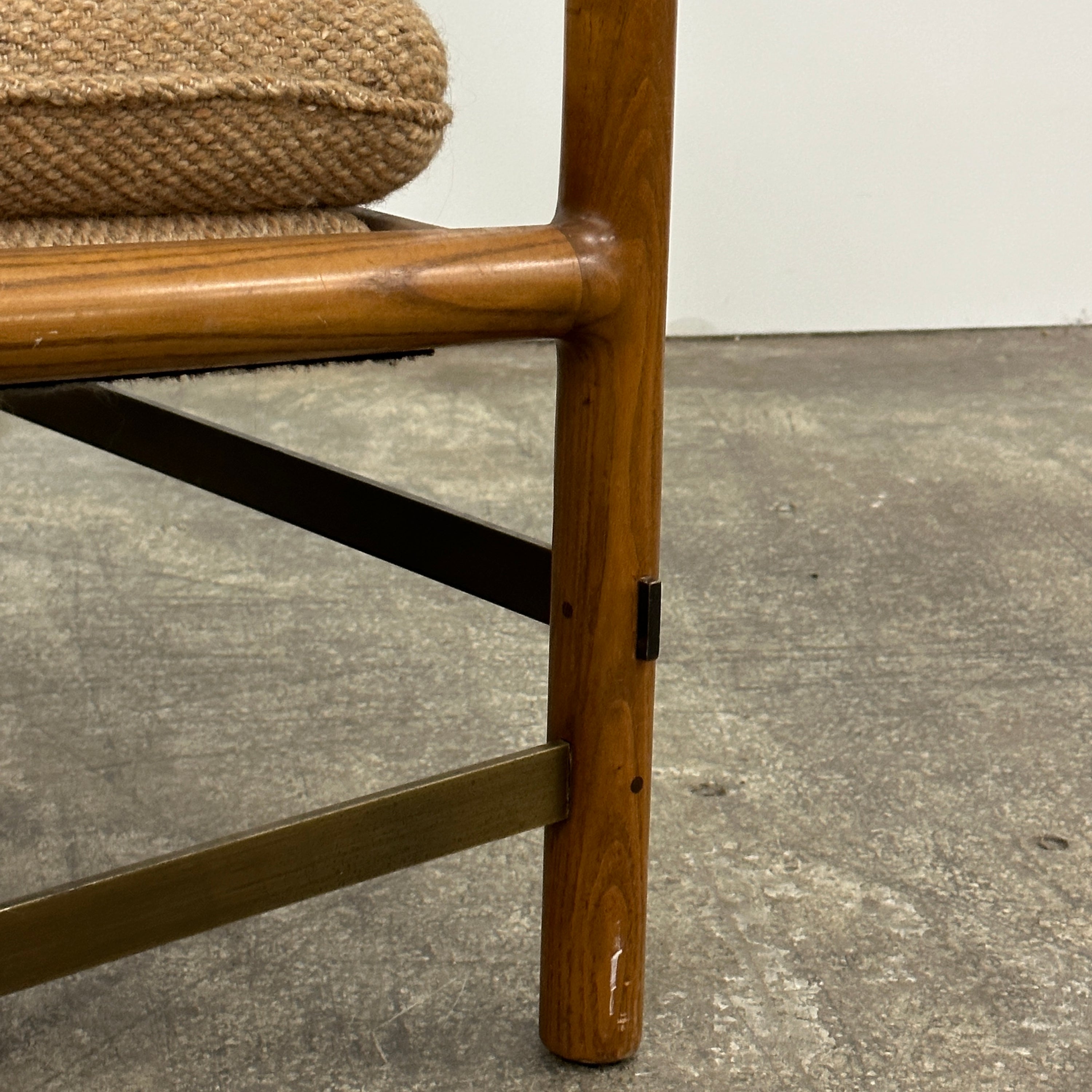 Vintage Ash Club Chair by Edward Wormley for Dunbar