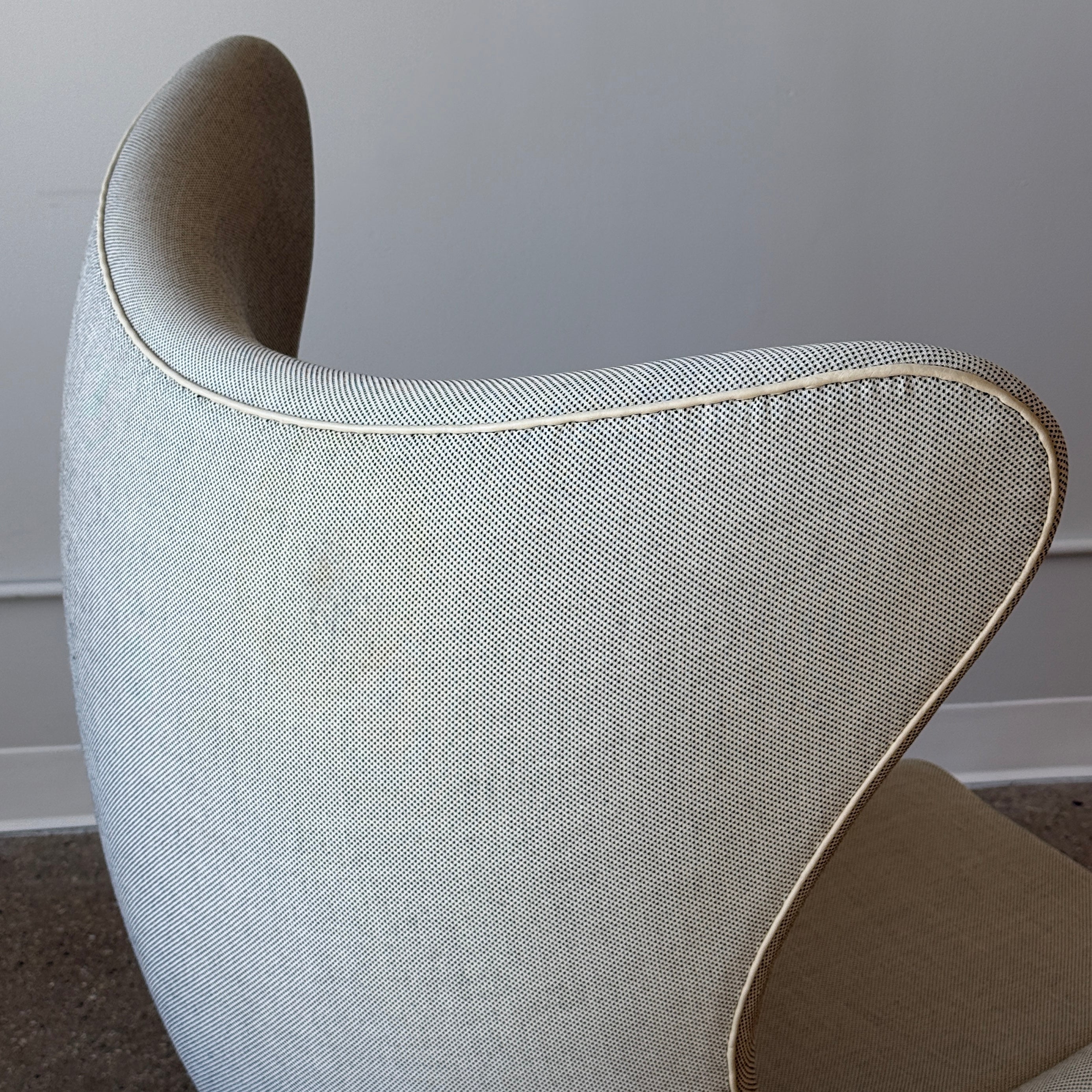 Egg Chair + Ottoman by Arne Jacobsen for Fritz Hansen