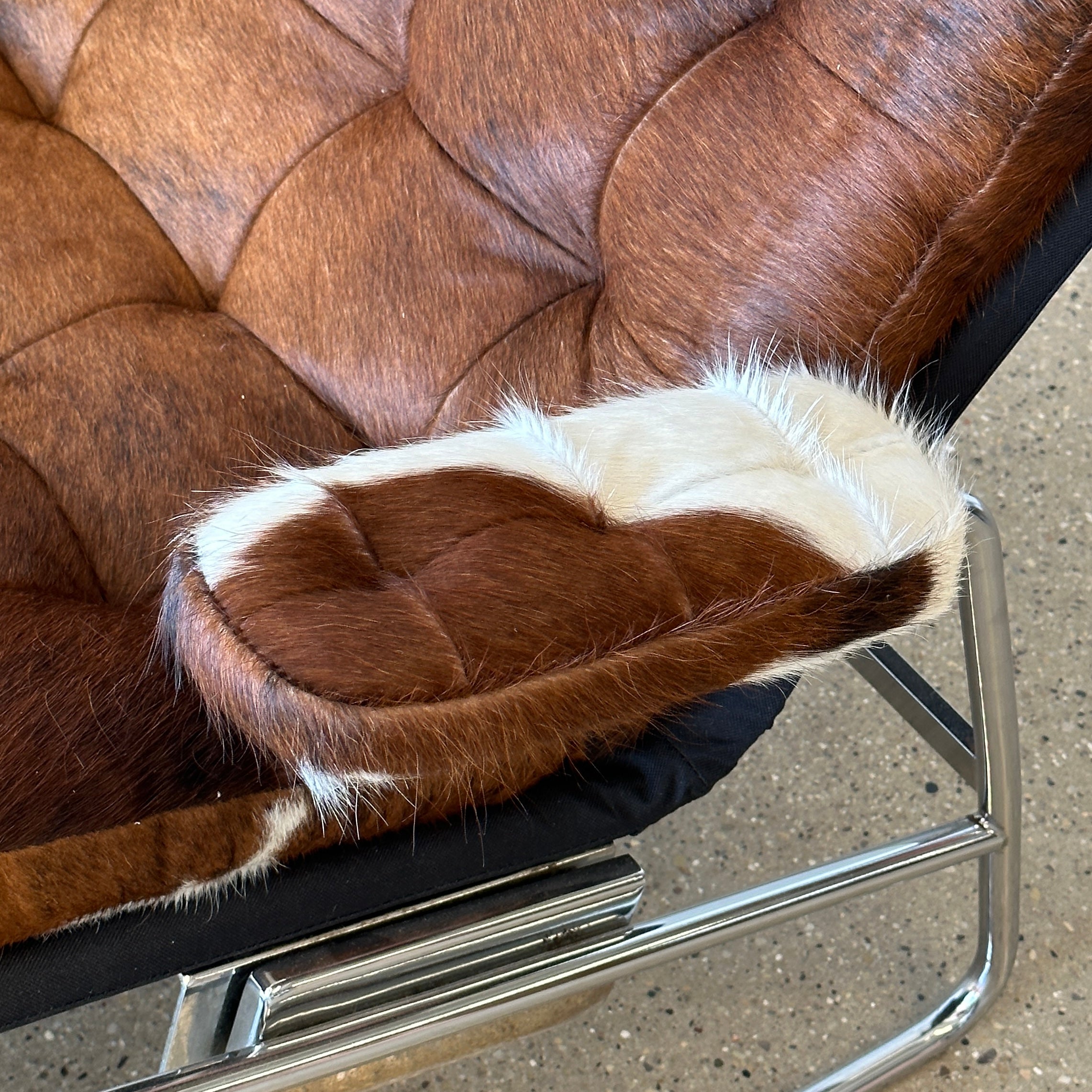 Fenix Chaise by Sam Larsson for Dux in Cowhide