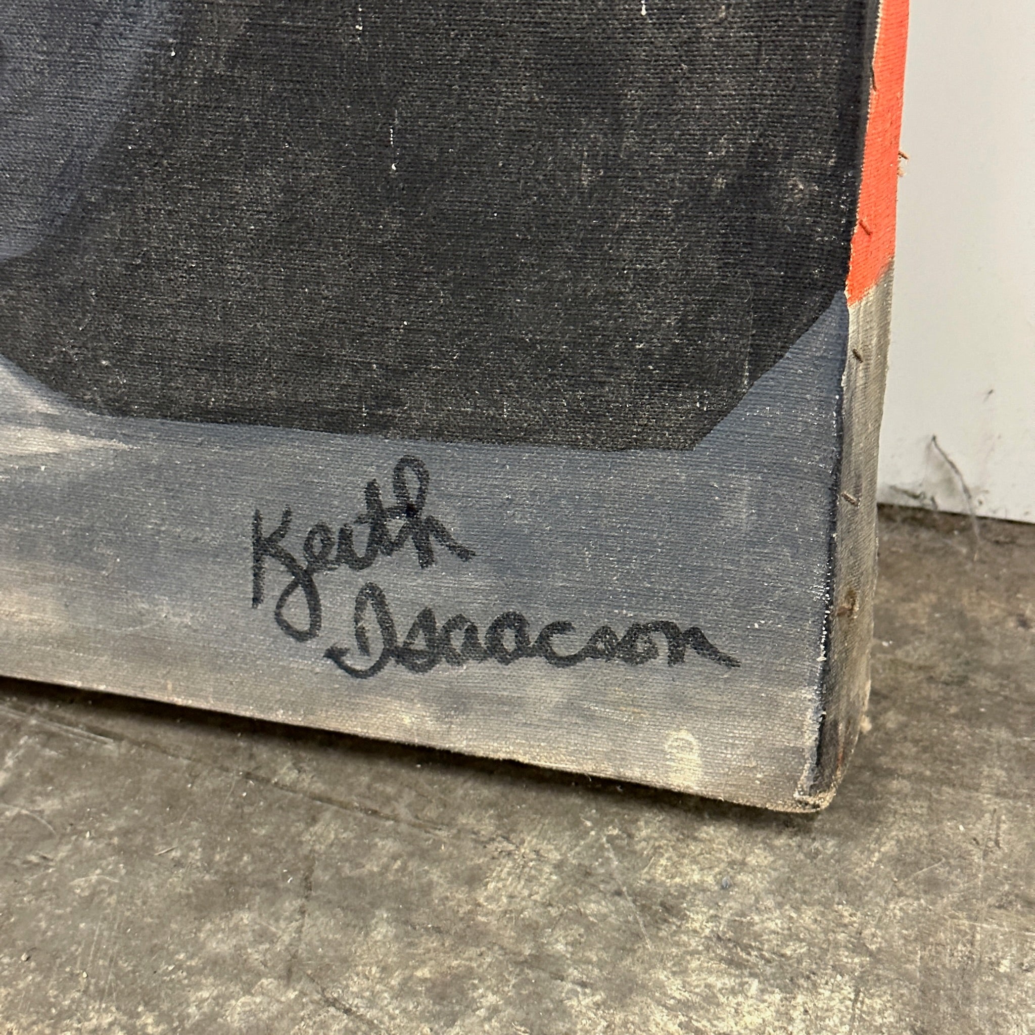 Acrylic Painting on Canvas of Racecar by Keith Isaacson