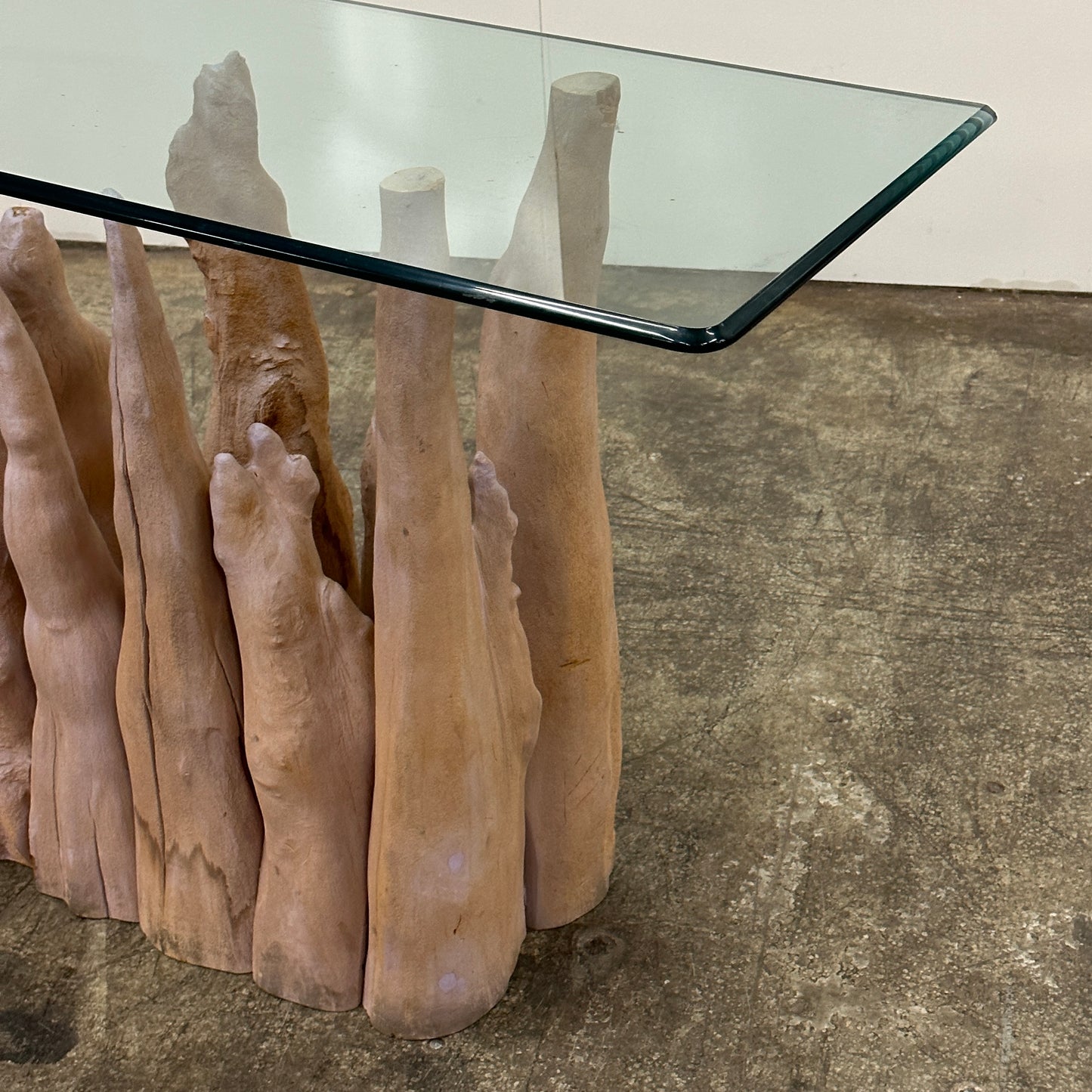 Cypress Knee Console Table