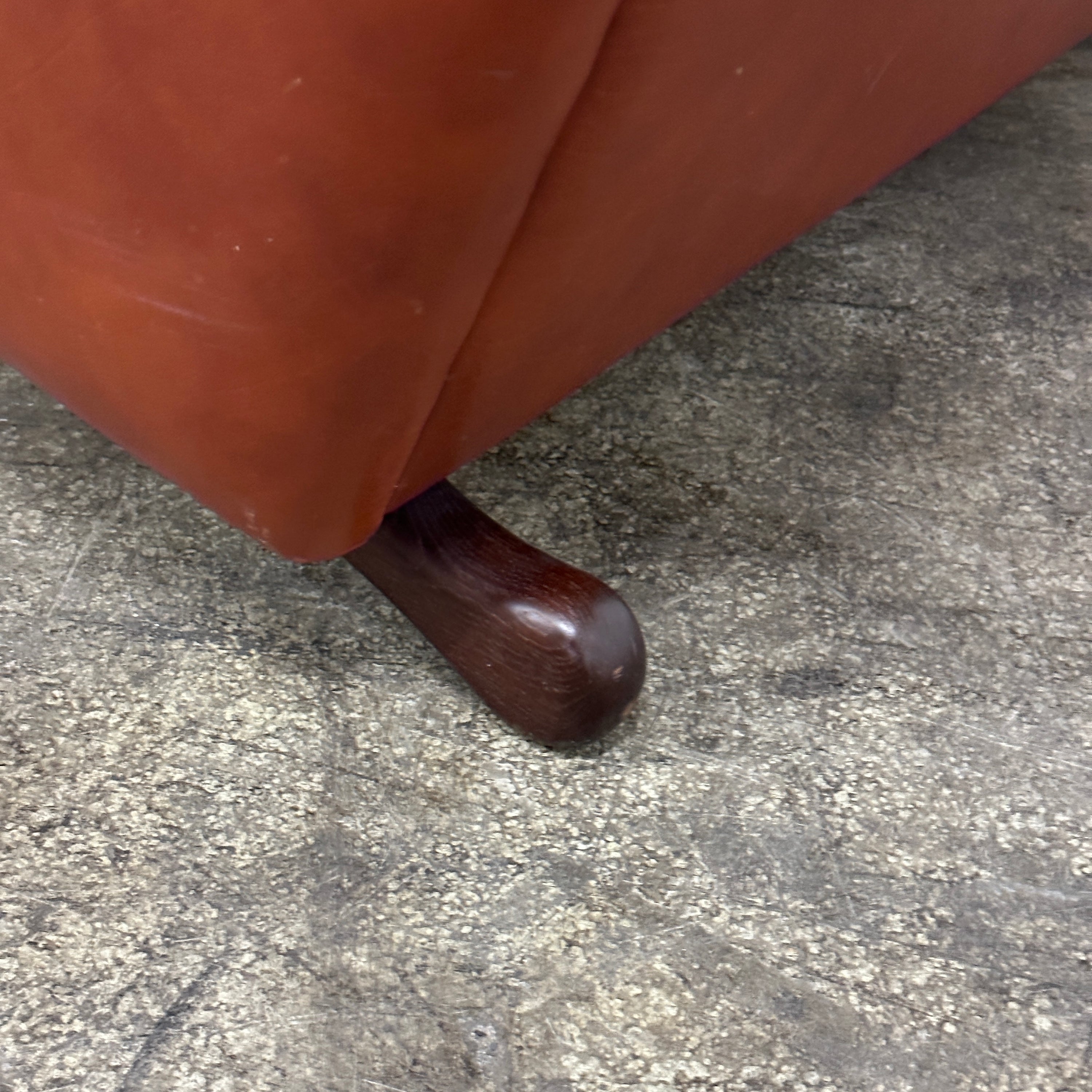 Matador Leather Loveseat by Aage Christiansen for Erhardsen & Andersen