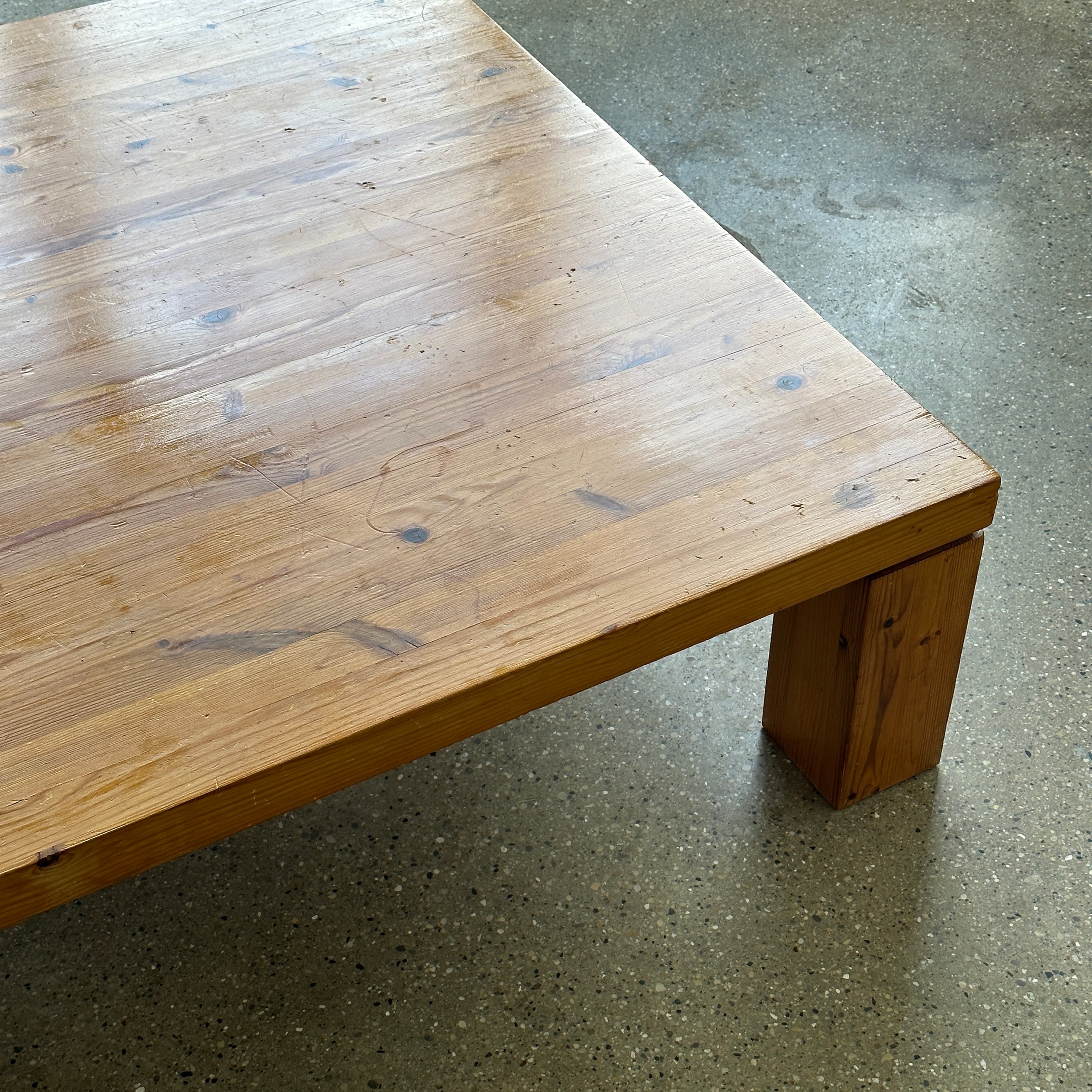 Monumental Swedish Pine Coffee Table (Large)