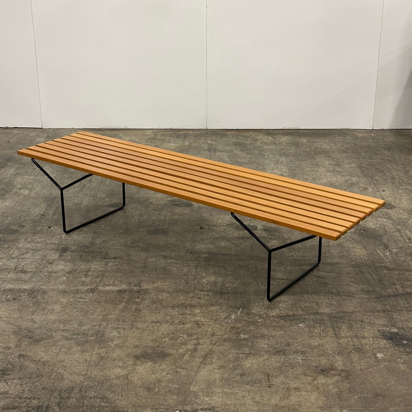 Slat Bench by Harry Bertoia for Knoll