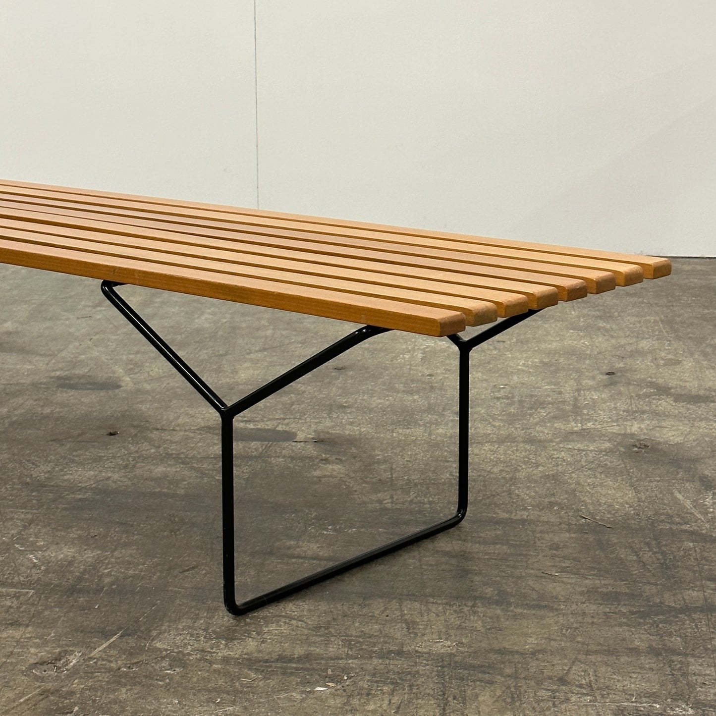 Slat Bench by Harry Bertoia for Knoll