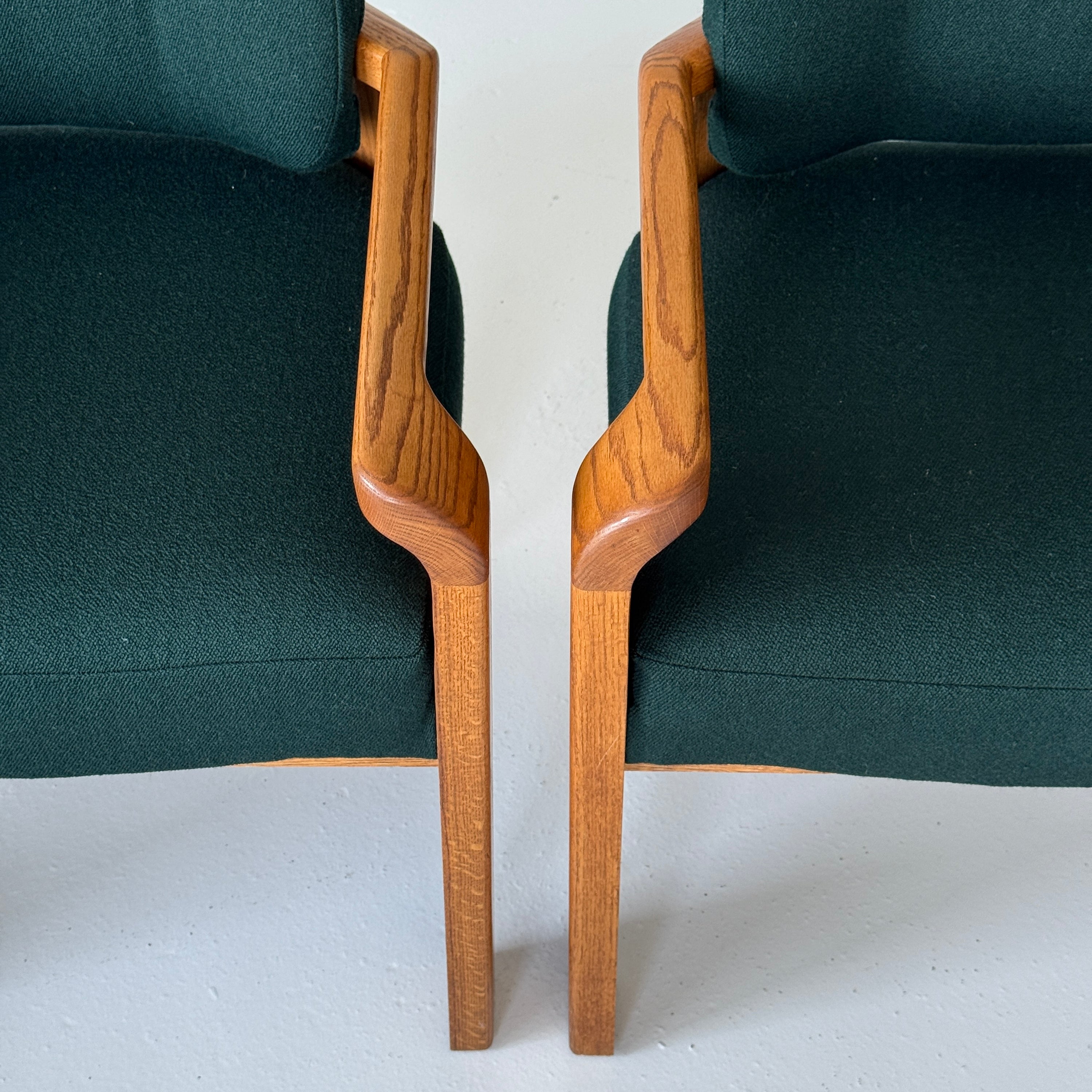 Brutalist Sculpted Dining Chairs by Lou Hodges for Generation 80