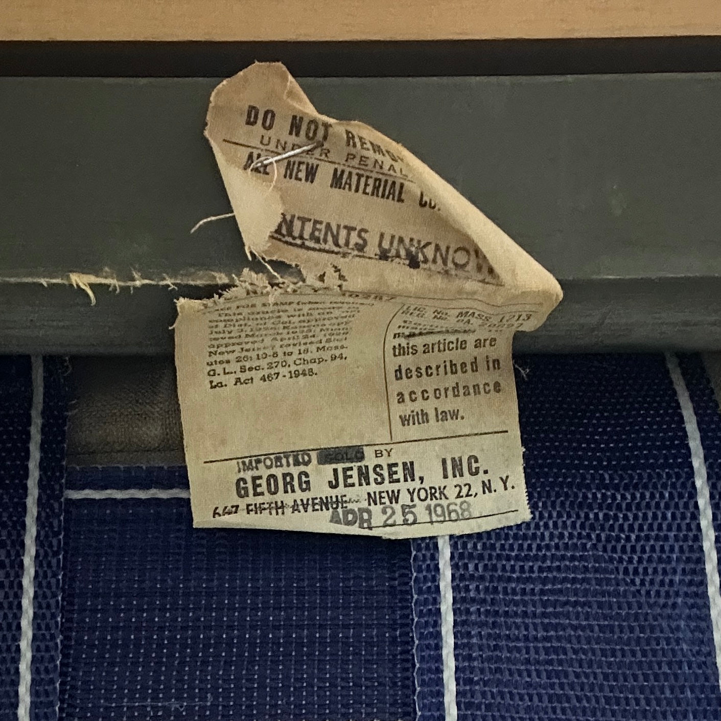 Danish Wood Frame Sofa Attributed to Børge Mogensen