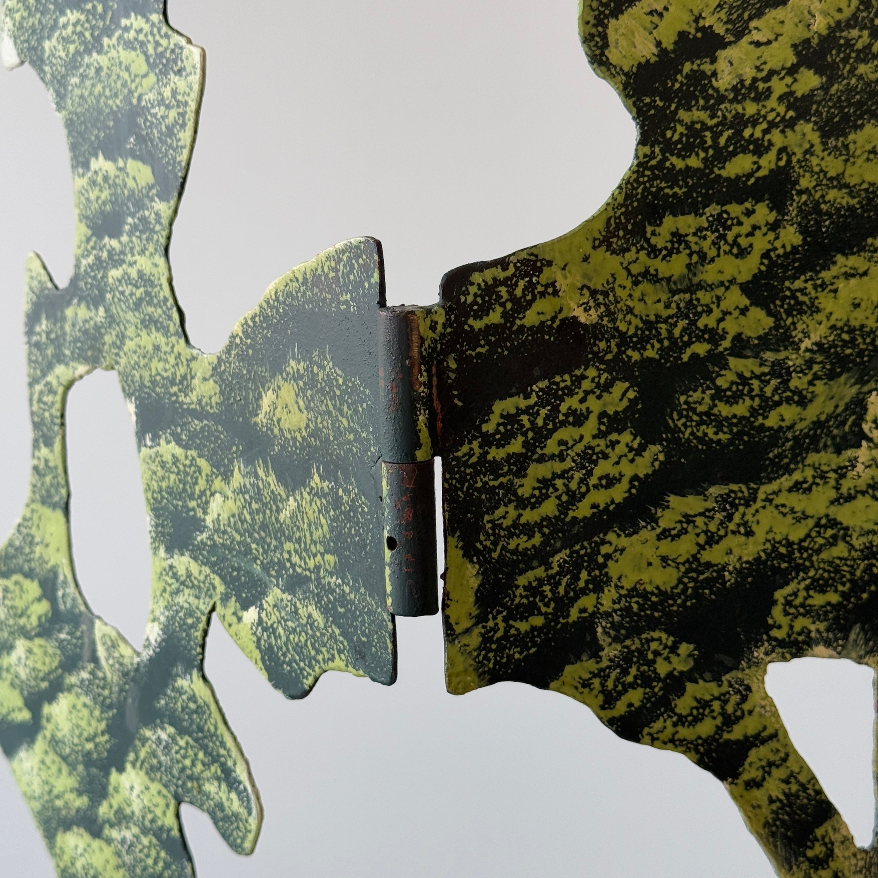 Sculptural Studio Made Metal Room Divider