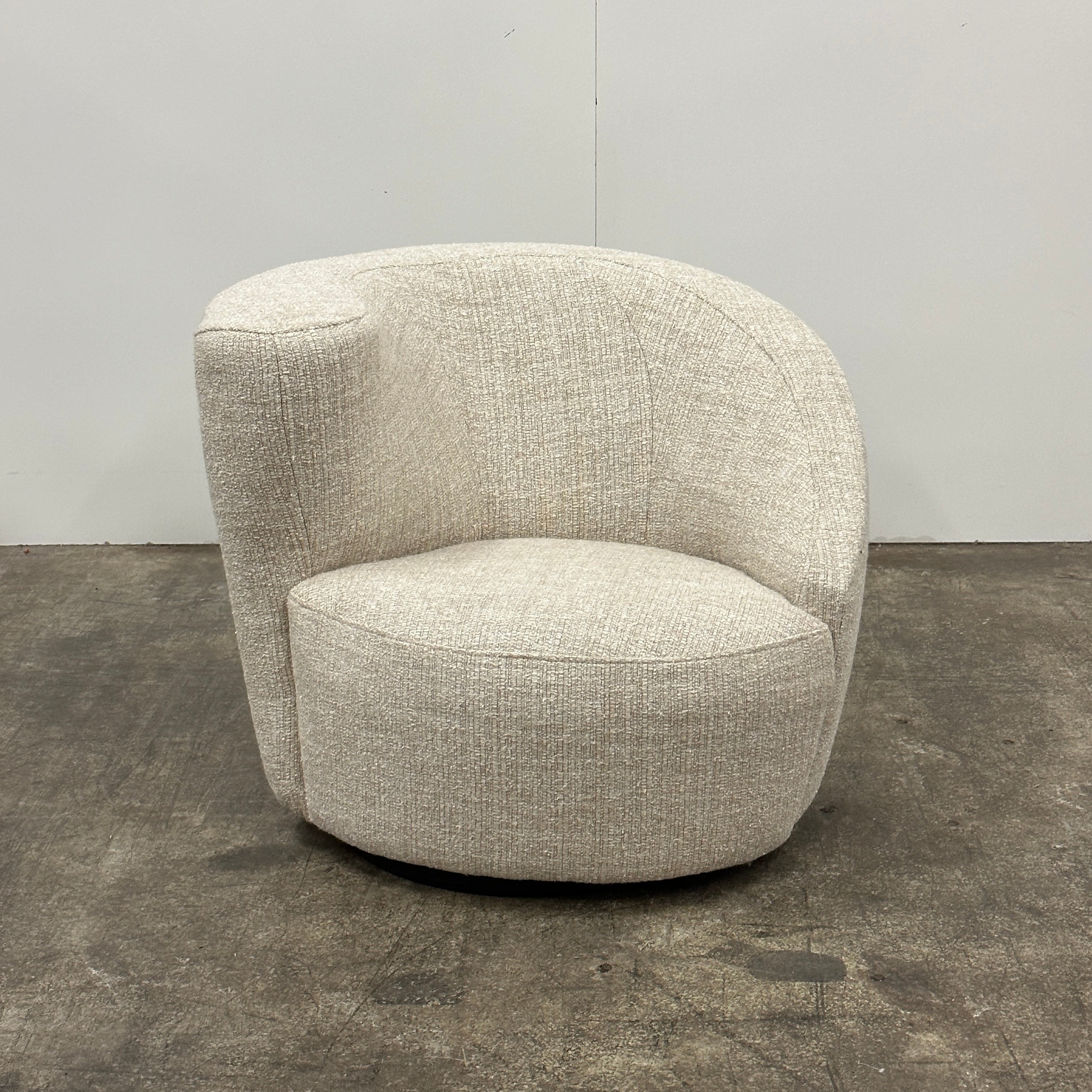 Corkscrew Nautilus Chair by Vladimir Kagan for Directional